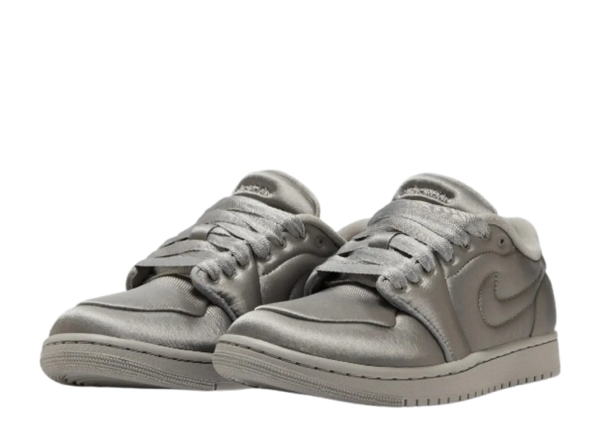 Air Jordan 1 Low Method of Make Satin Medium Grey (Women's) - photo 2