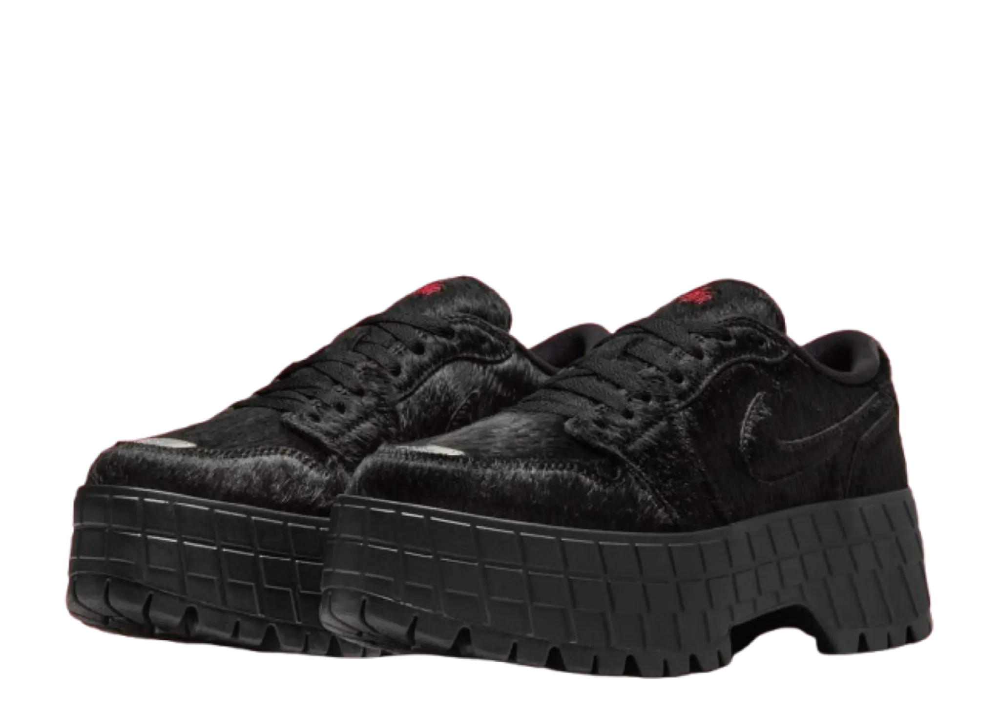 Air Jordan 1 Low Brooklyn Black Gym Red (Women's) - photo 2