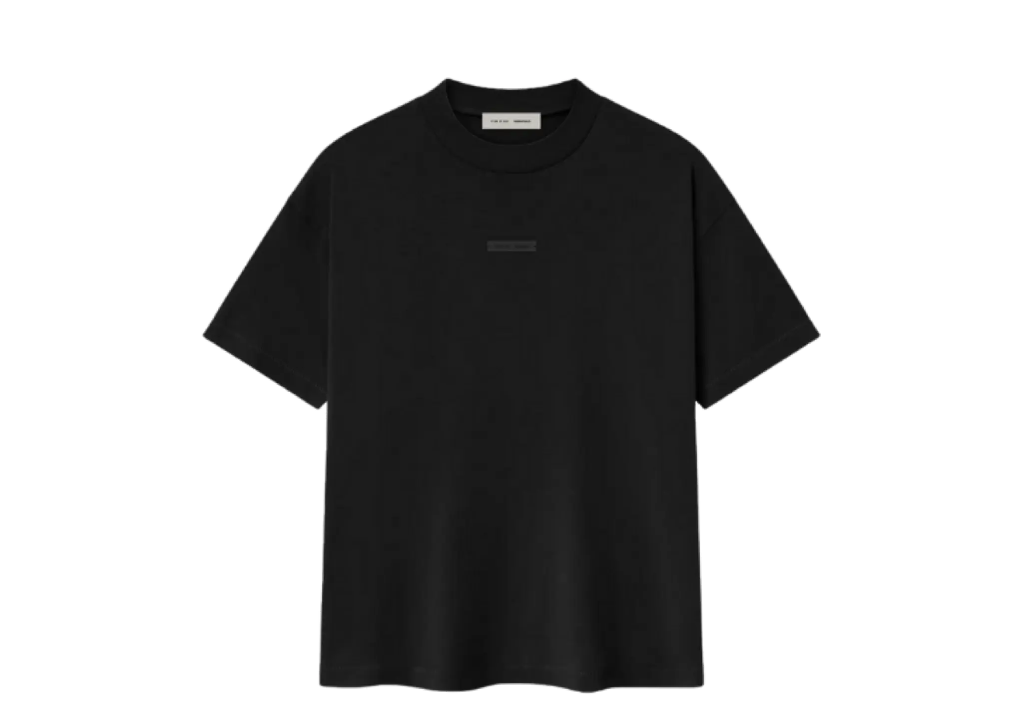 Fear Of God Essentials Classic Fit Tee Jet Black
