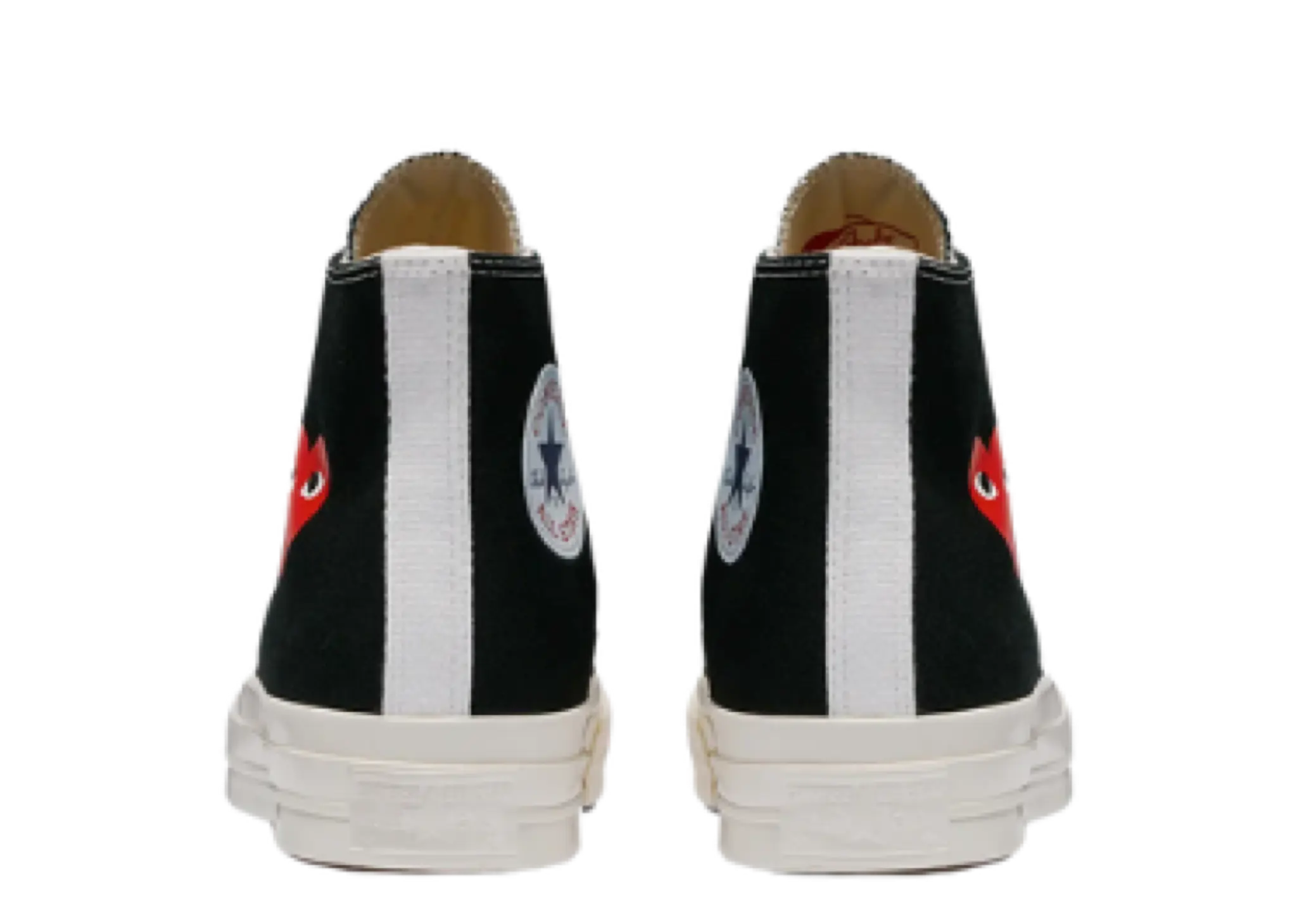Converse Chuck Taylor 70s High CDG Play Black Small Red Heart - photo 3