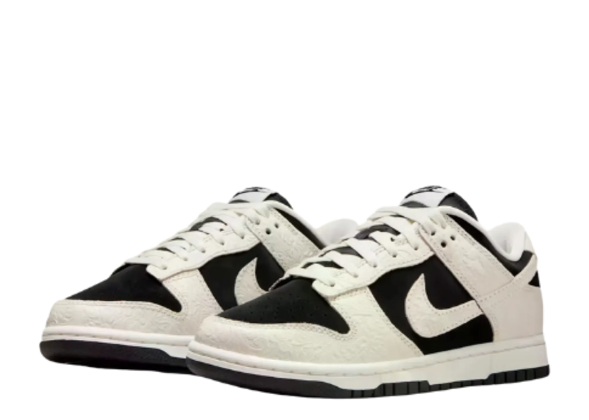 Nike Dunk Low Embossed Black Sail (Women's) - photo 2