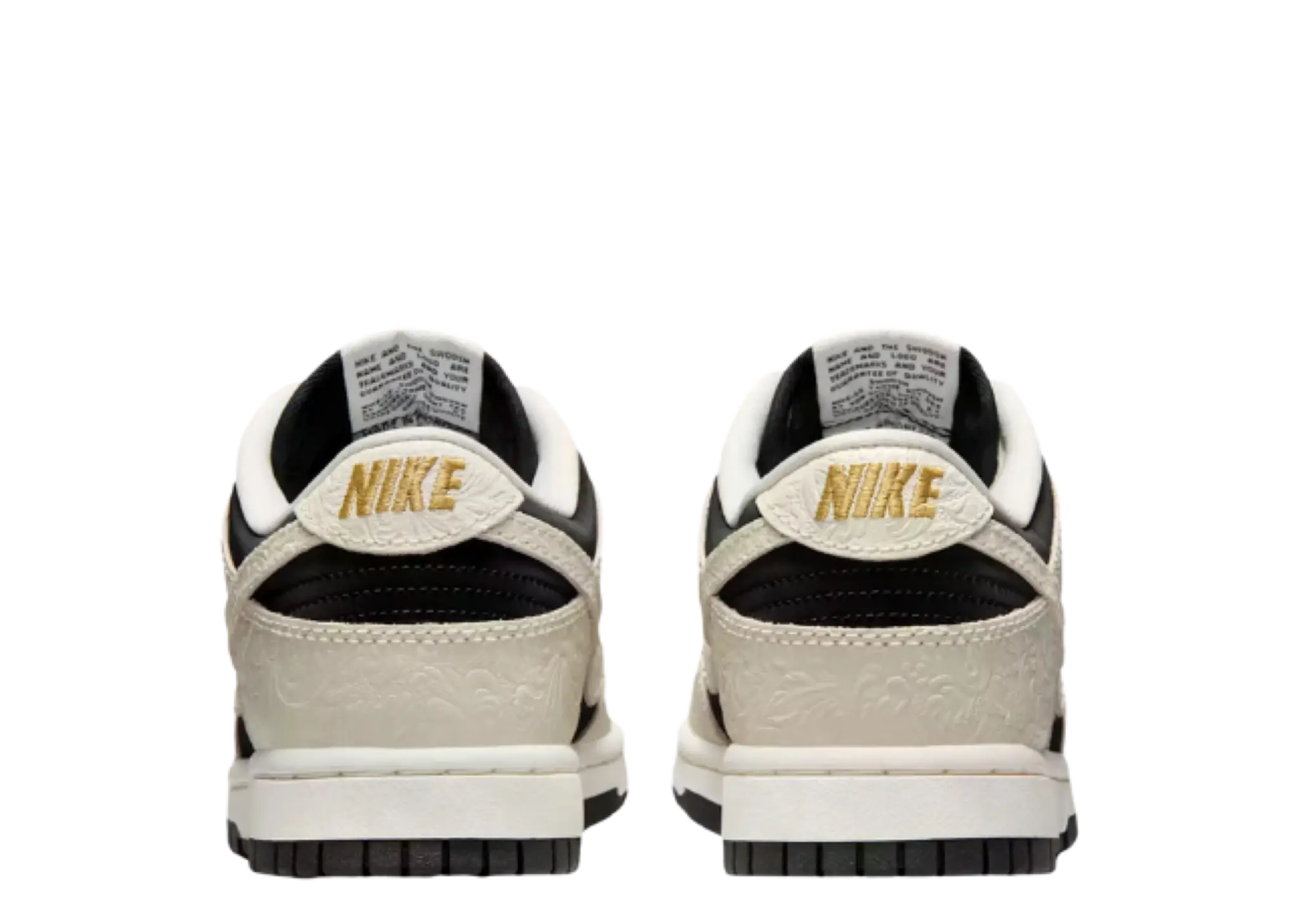 Nike Dunk Low Embossed Black Sail (Women's) - photo 3