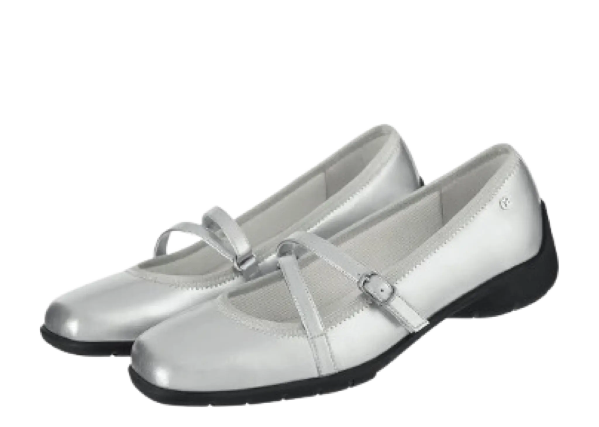 Stand Oil Strap Ballet Mary Jane Silver - photo 2