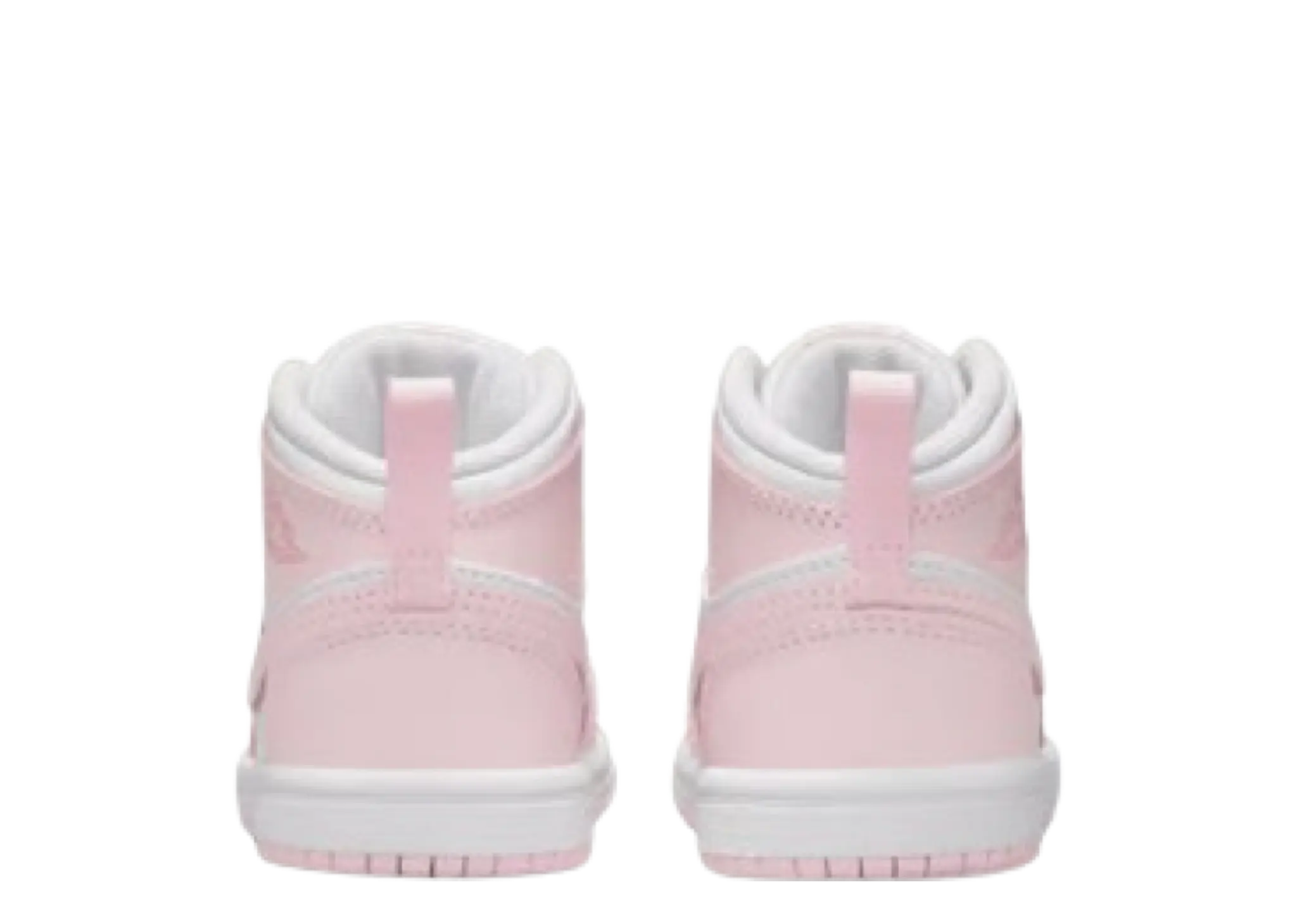 Air Jordan 1 Mid Pink Foam Fire Red (Toddler) - photo 3