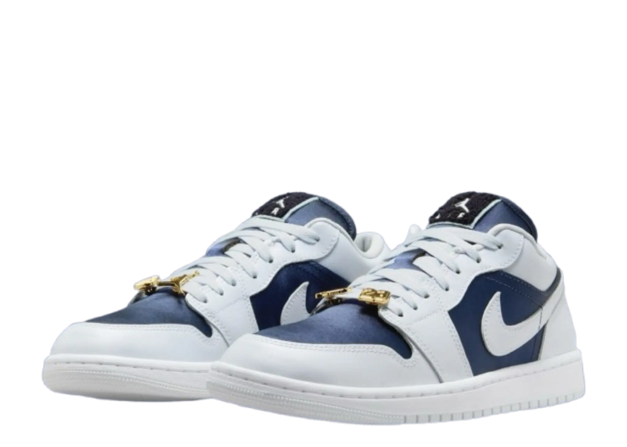Air Jordan 1 Low SE Football Grey White Gym Red Mid night Navy (Women's) - photo 2