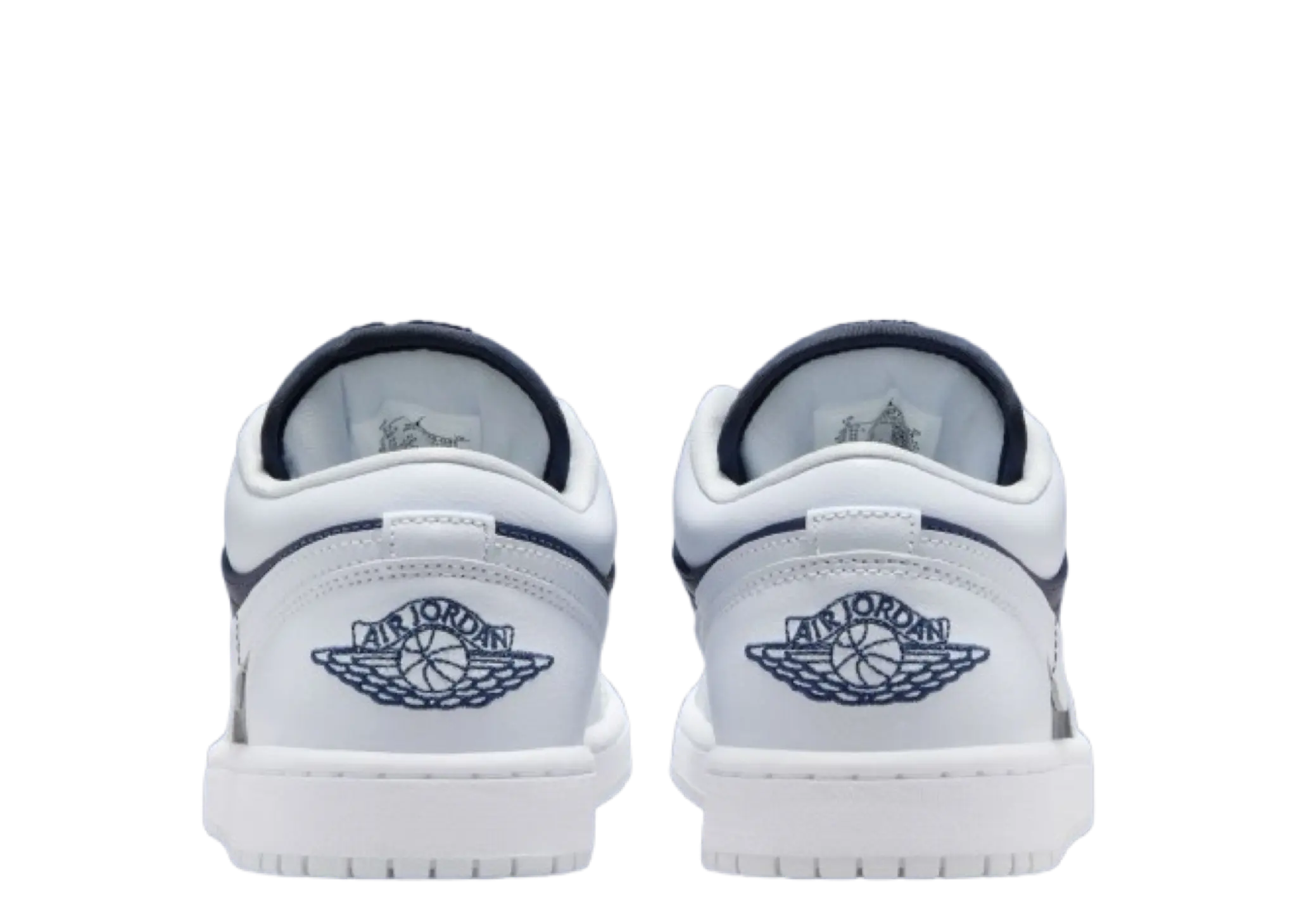Air Jordan 1 Low SE Football Grey White Gym Red Mid night Navy (Women's) - photo 3