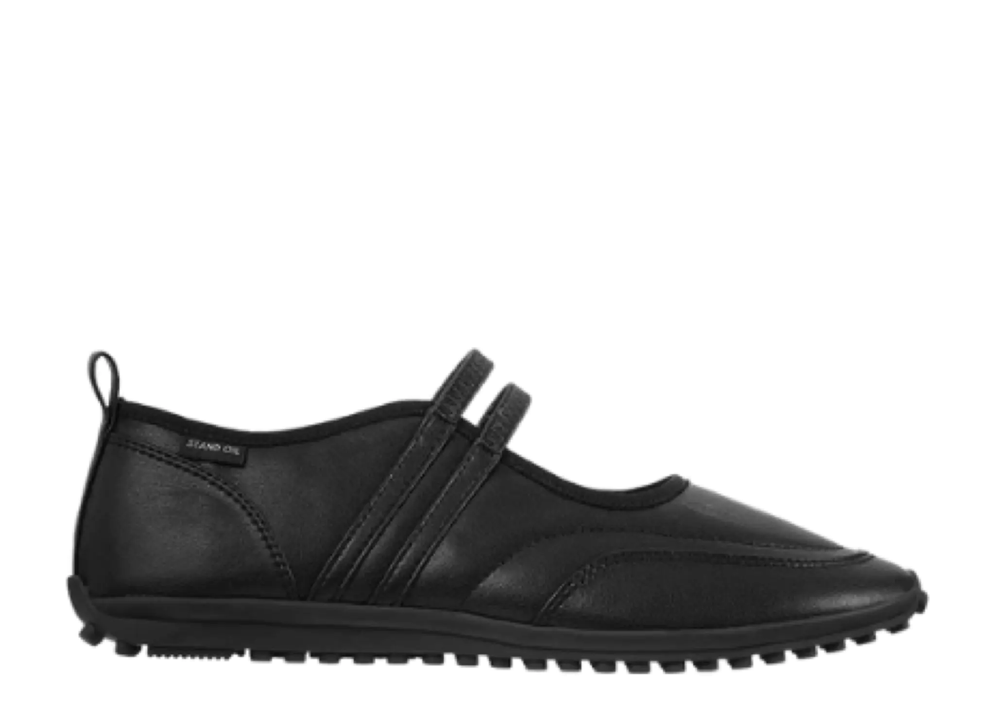 Stand Oil Strap Mary Janes Sneakers Black