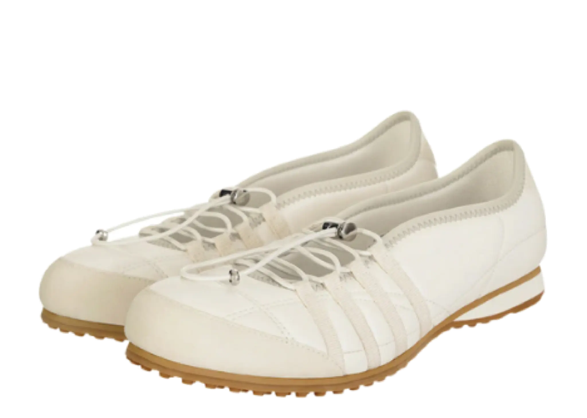 Stand Oil Tie Mary Jane Sneakers Cream - photo 2