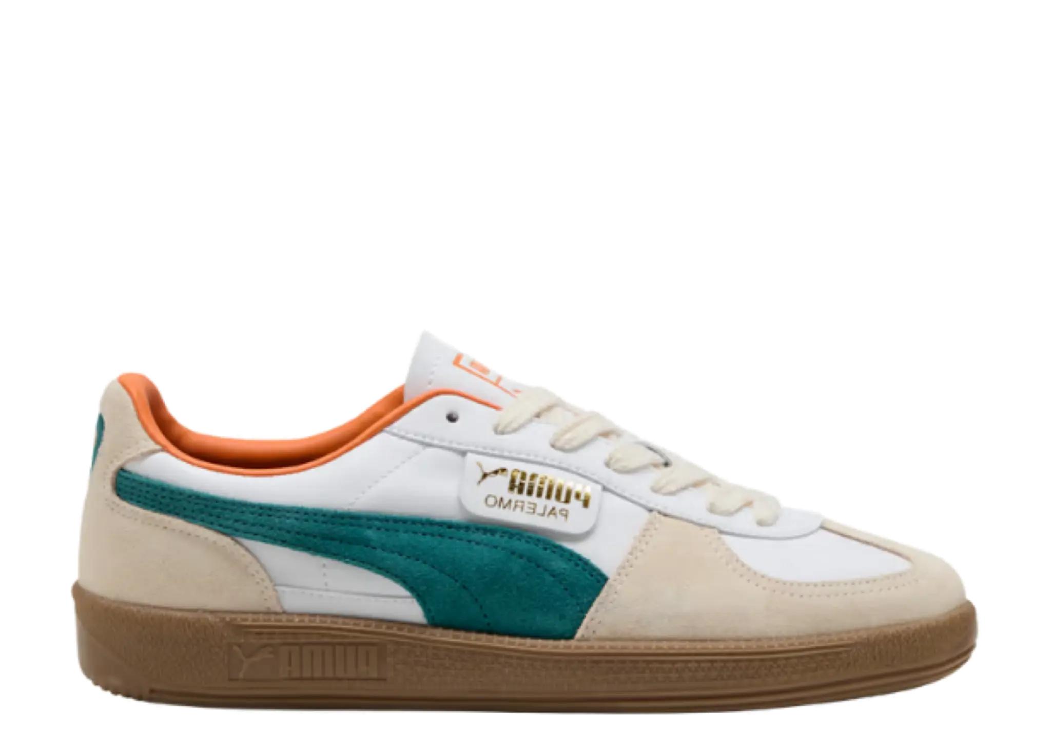 Puma Palermo Leather White Emerald Ice