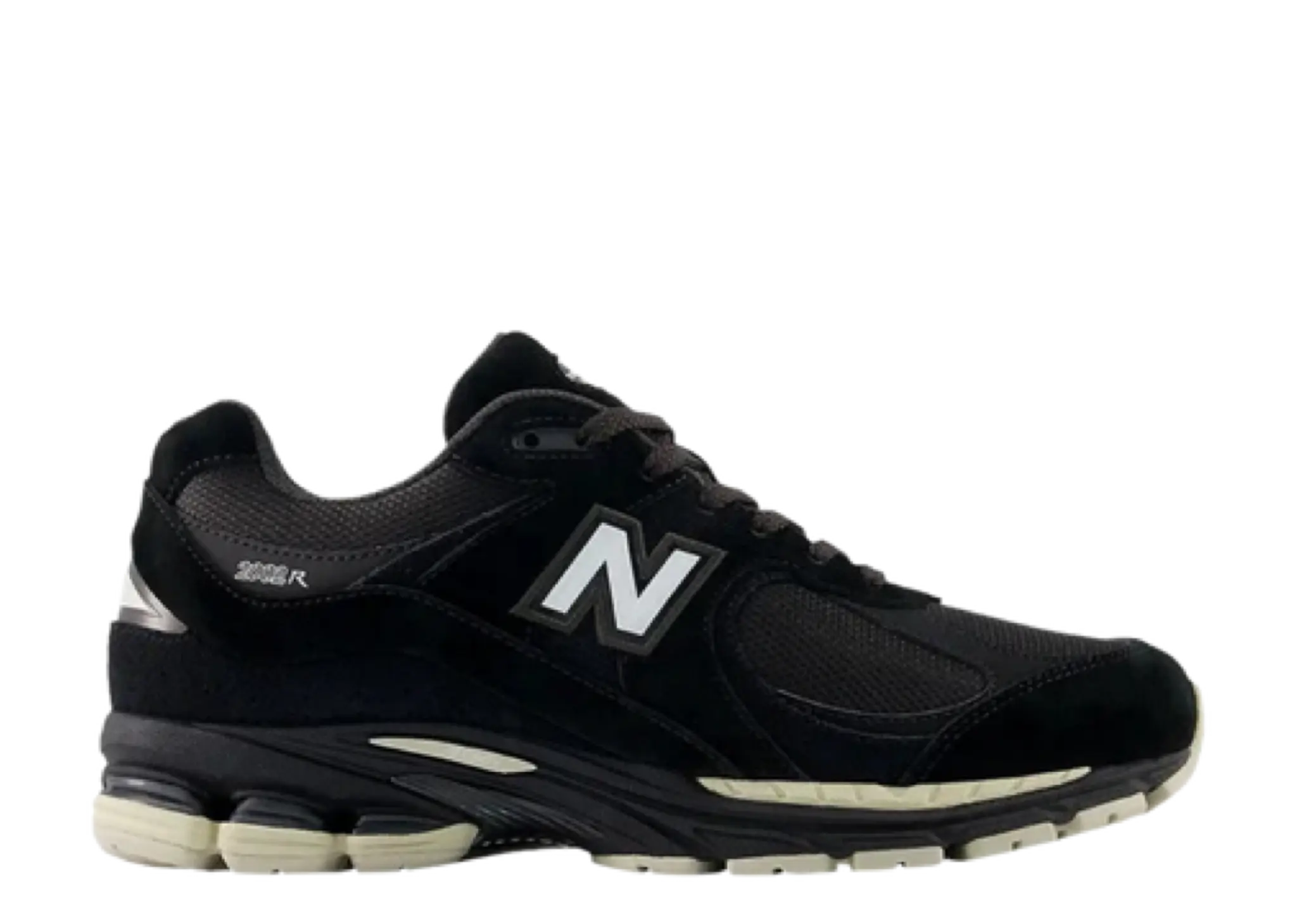 New Balance 2002R Black Timber Wolf White