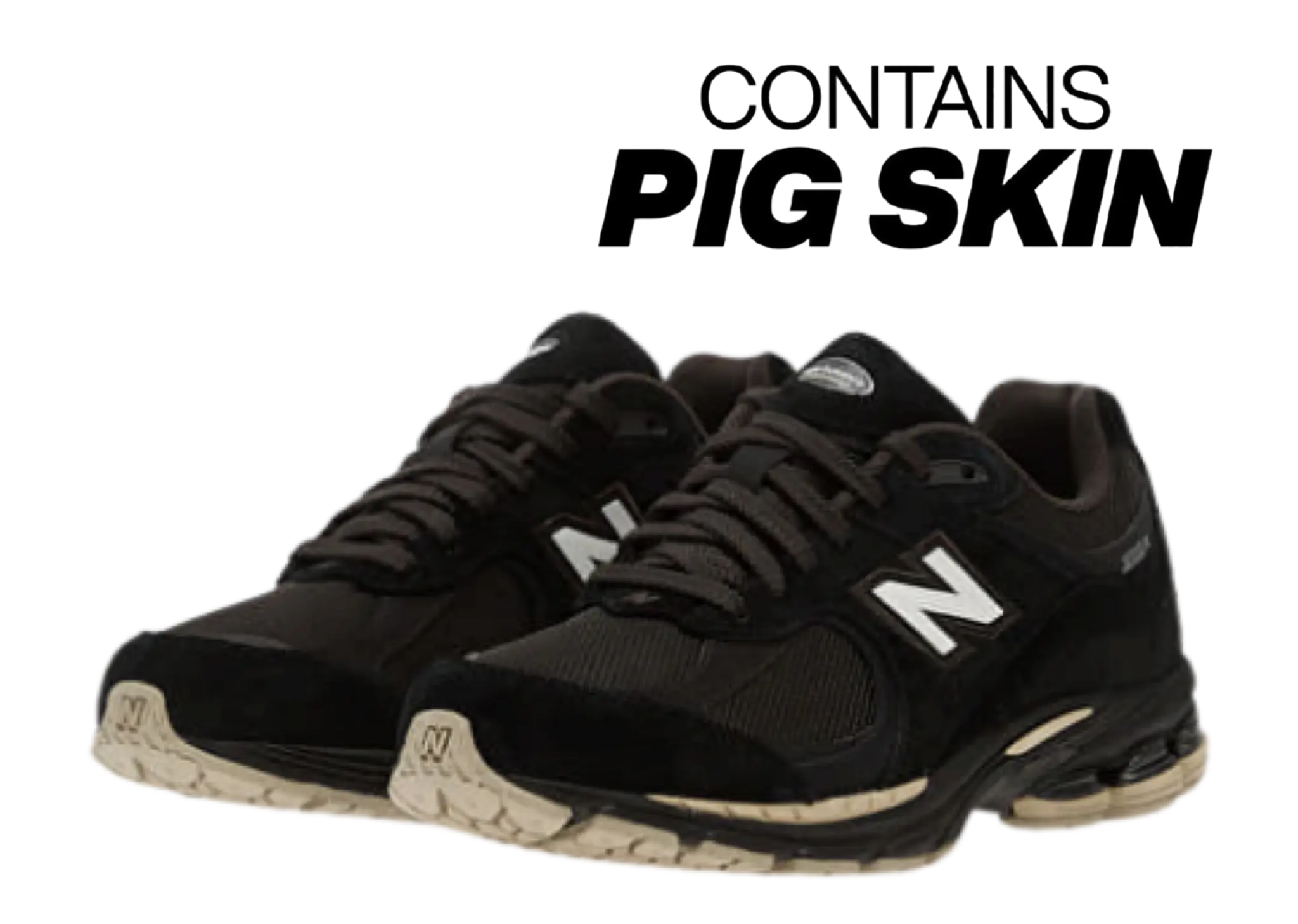 New Balance 2002R Black Timber Wolf White - photo 2