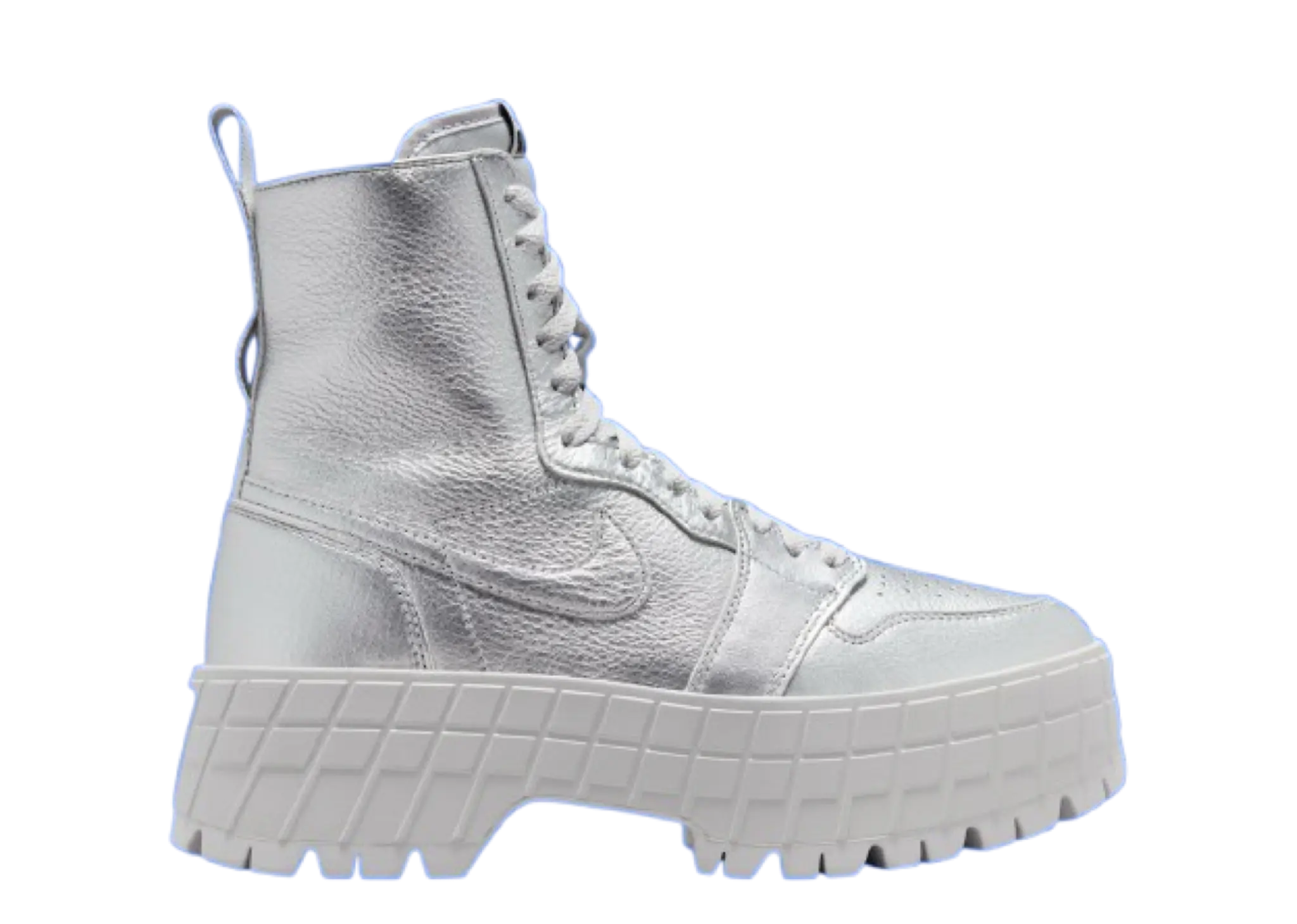 Air Jordan 1 Brooklyn Metallic Silver Neutral Grey (Women's)