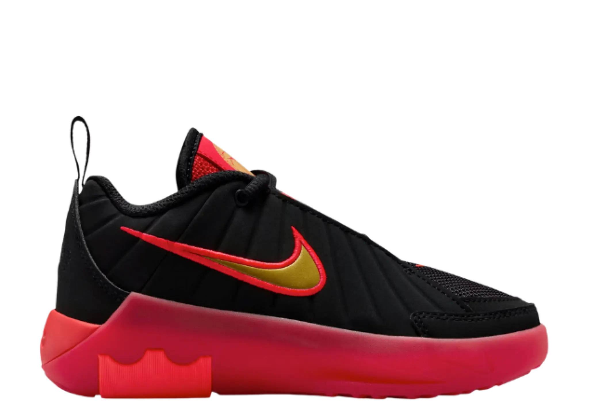 Nike LeBron Witness 9 Black Red Bright Crimson Gold (Pre-School)