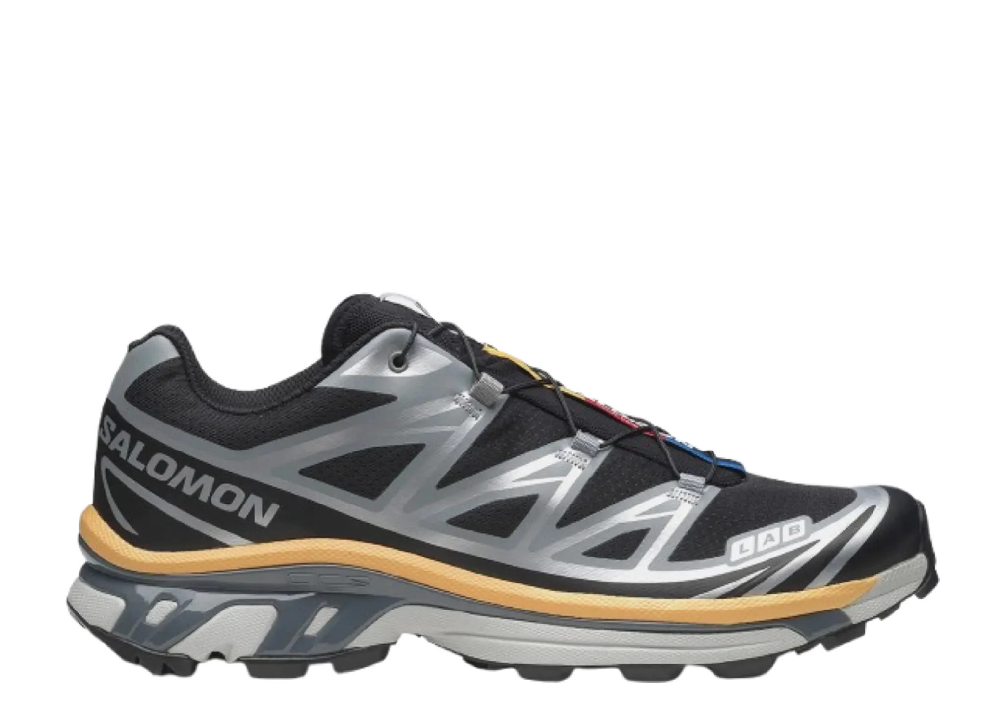 Salomon XT-6 Black Footwear Silver Warm Apricot