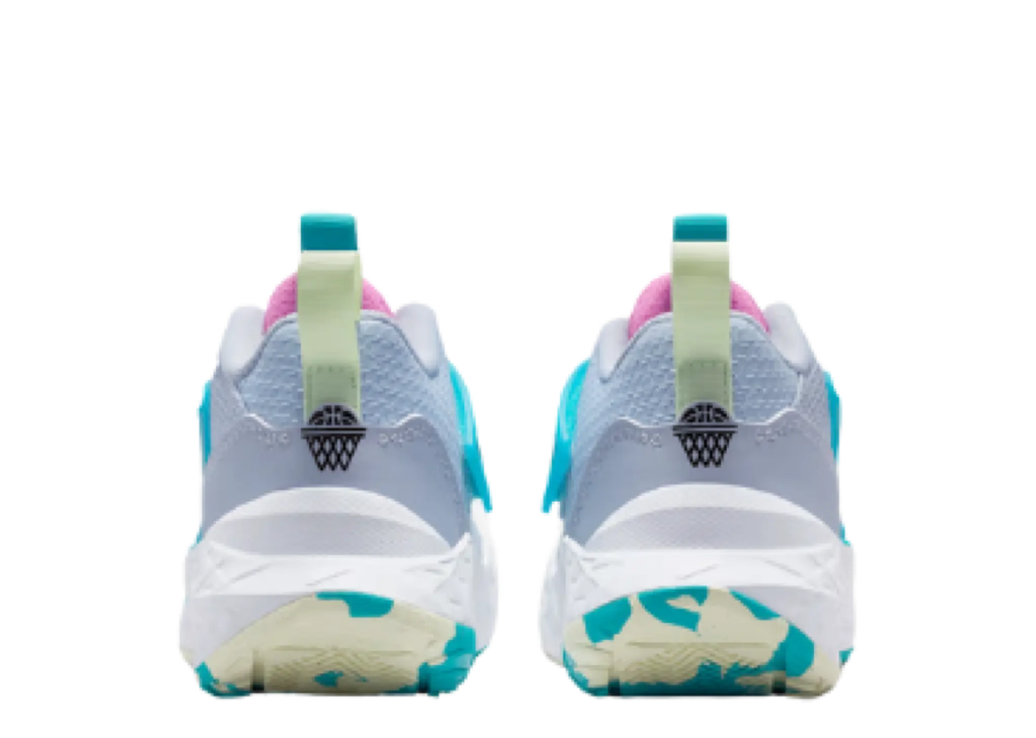 Nike Team Hustle D 12 Ghost Dusty Cactus Volt Tint (Pre-School) - photo 3