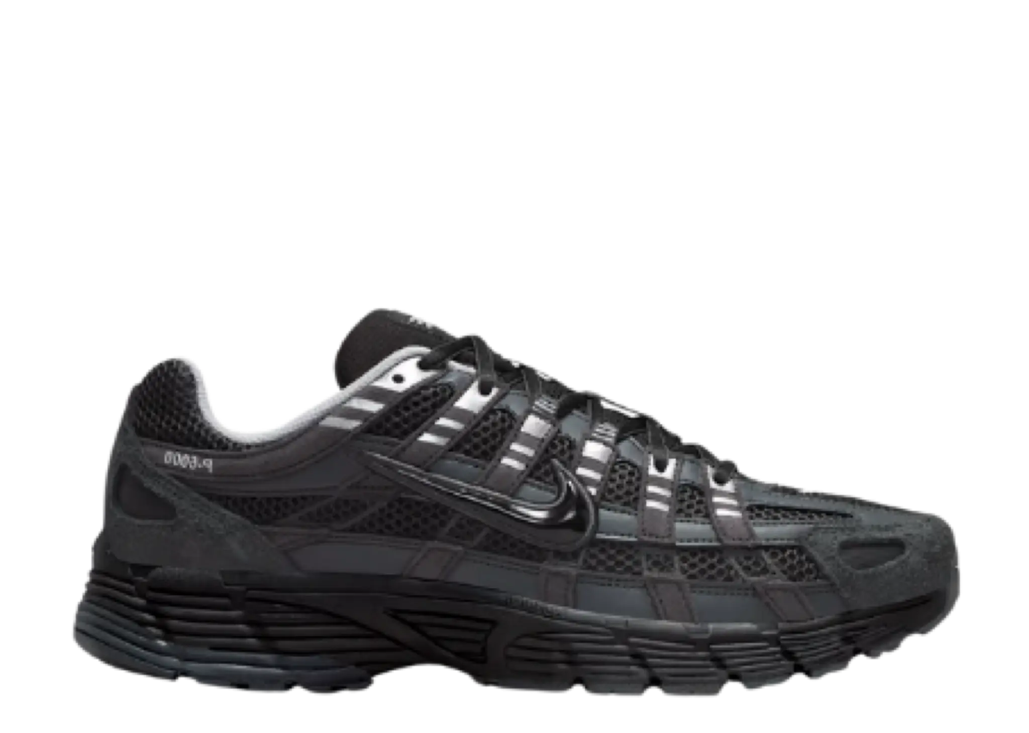Nike P-6000 Suede Anthracite Metallic Silver