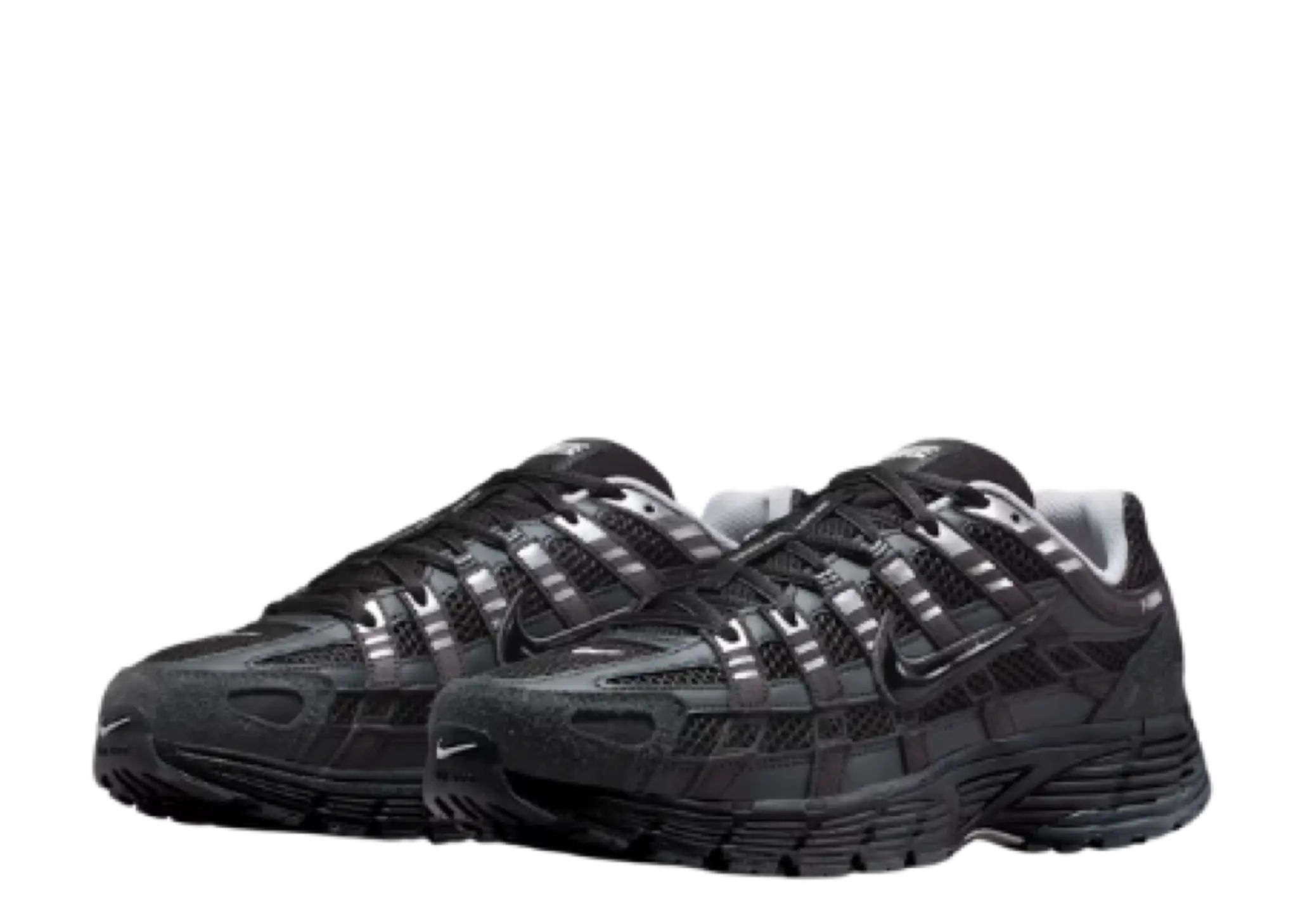 Nike P-6000 Suede Anthracite Metallic Silver - photo 2