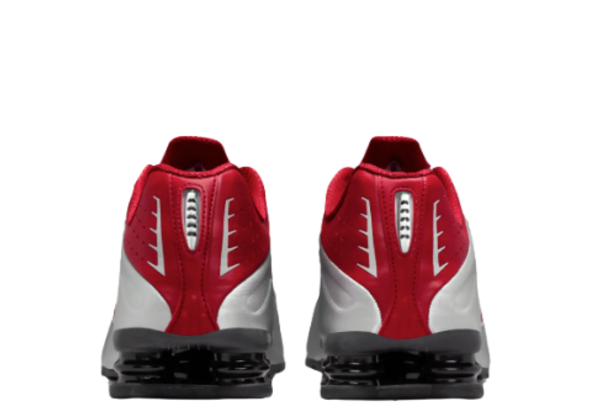 Nike Shox R4 Metallic Silver Black Crimson - photo 3