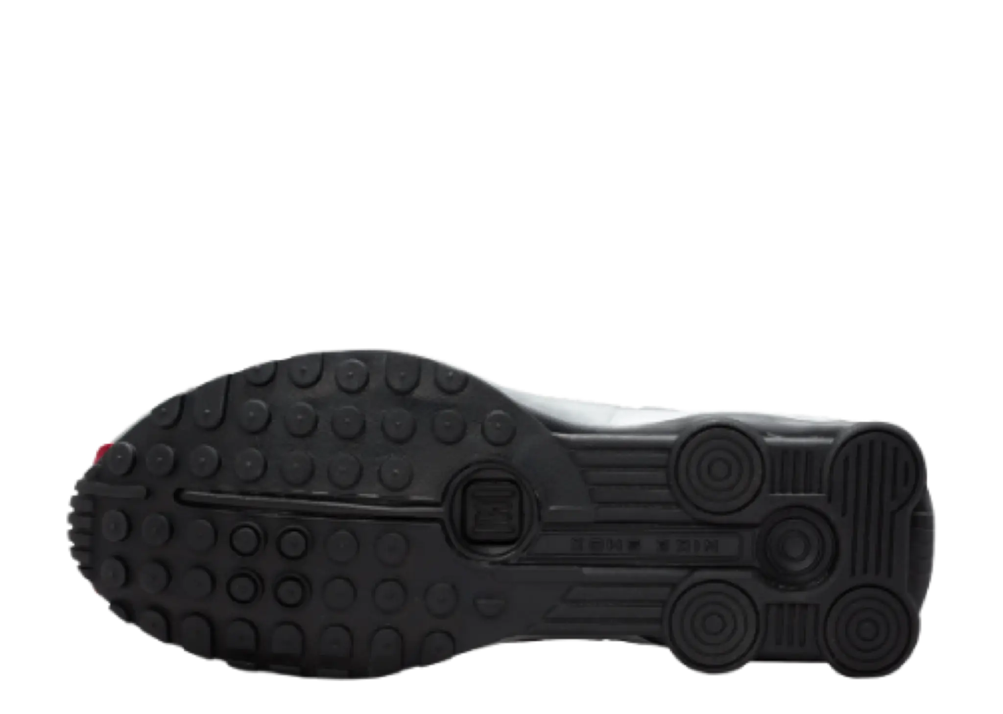 Nike Shox R4 Metallic Silver Black Crimson - photo 4