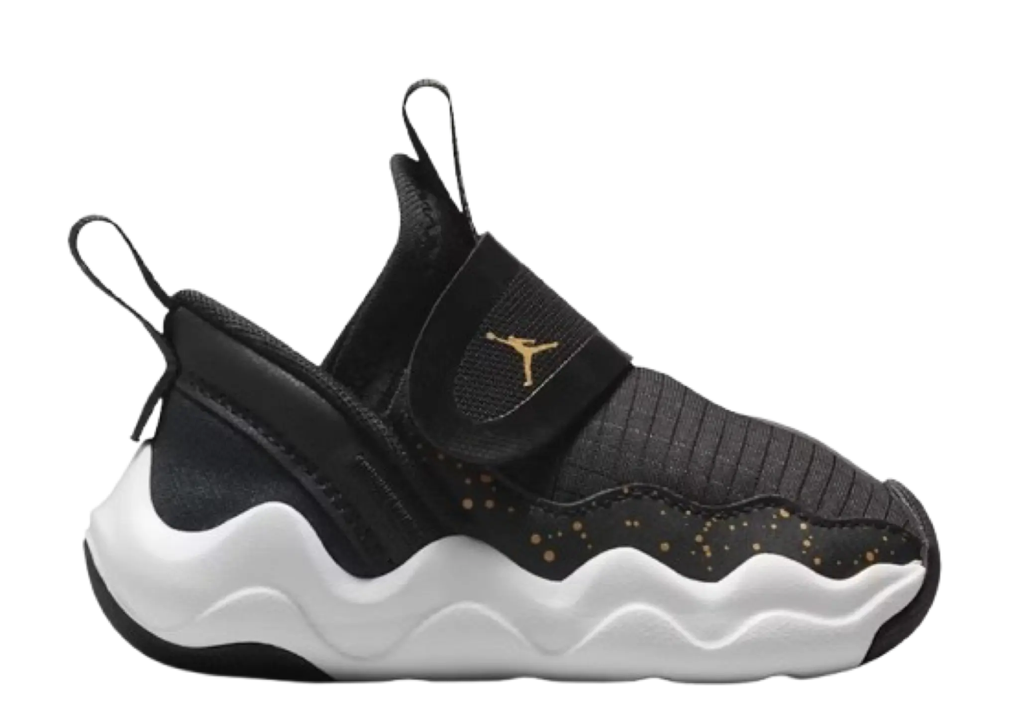 Air Jordan 23/7 Black White Metallic Gold (Toddler)