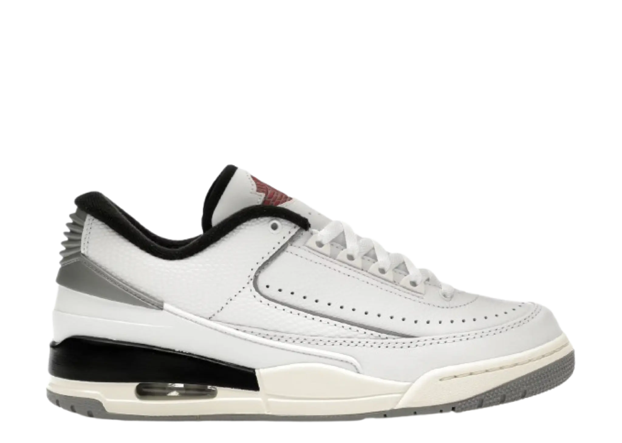 Air Jordan 2/3 White Black Metallic Silver