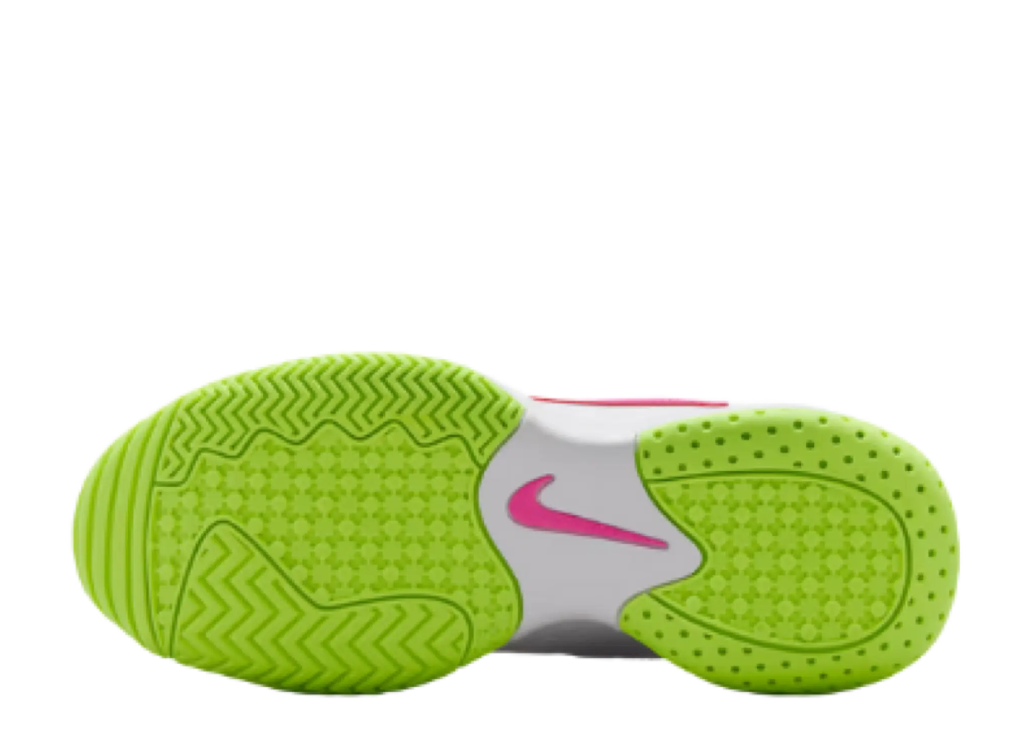 Nike Court Lite 2 White Hot Lime Laser Fuchsia (Grade School) - photo 4