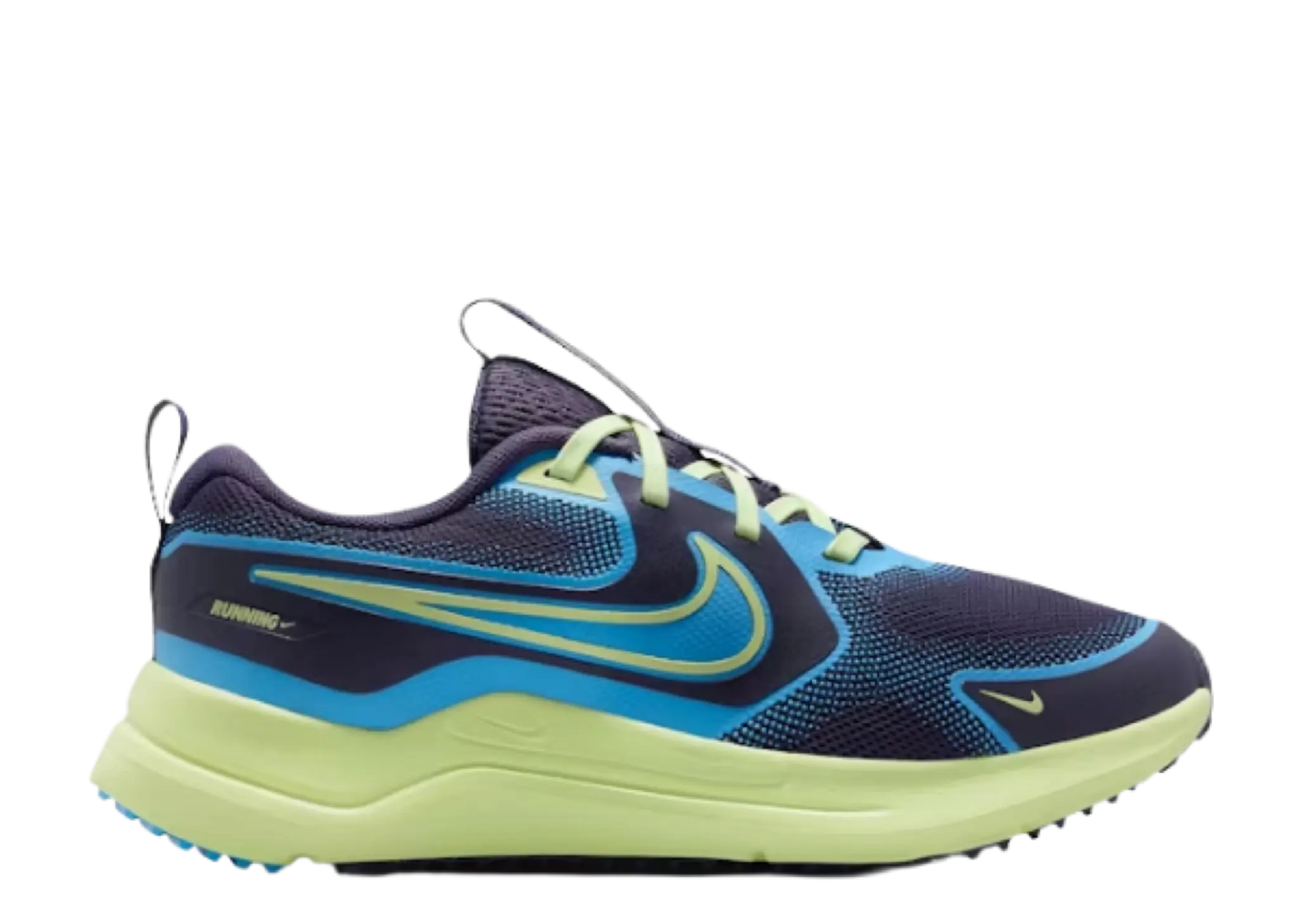 Nike Cosmic Runner Dark Raisin Liquid Lime University Blue (Grade School)