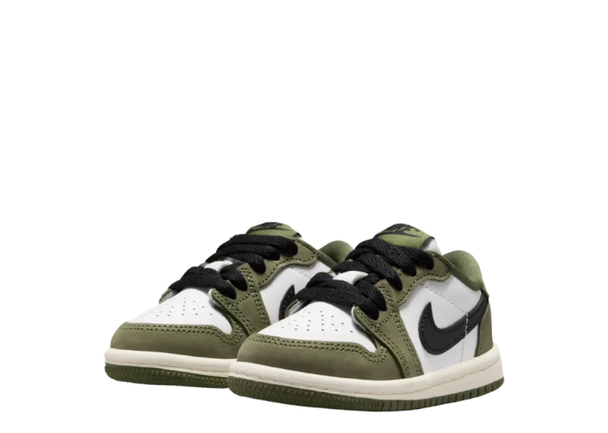 Air Jordan 1 Retro Low OG Medium Olive (Toddler) - photo 2