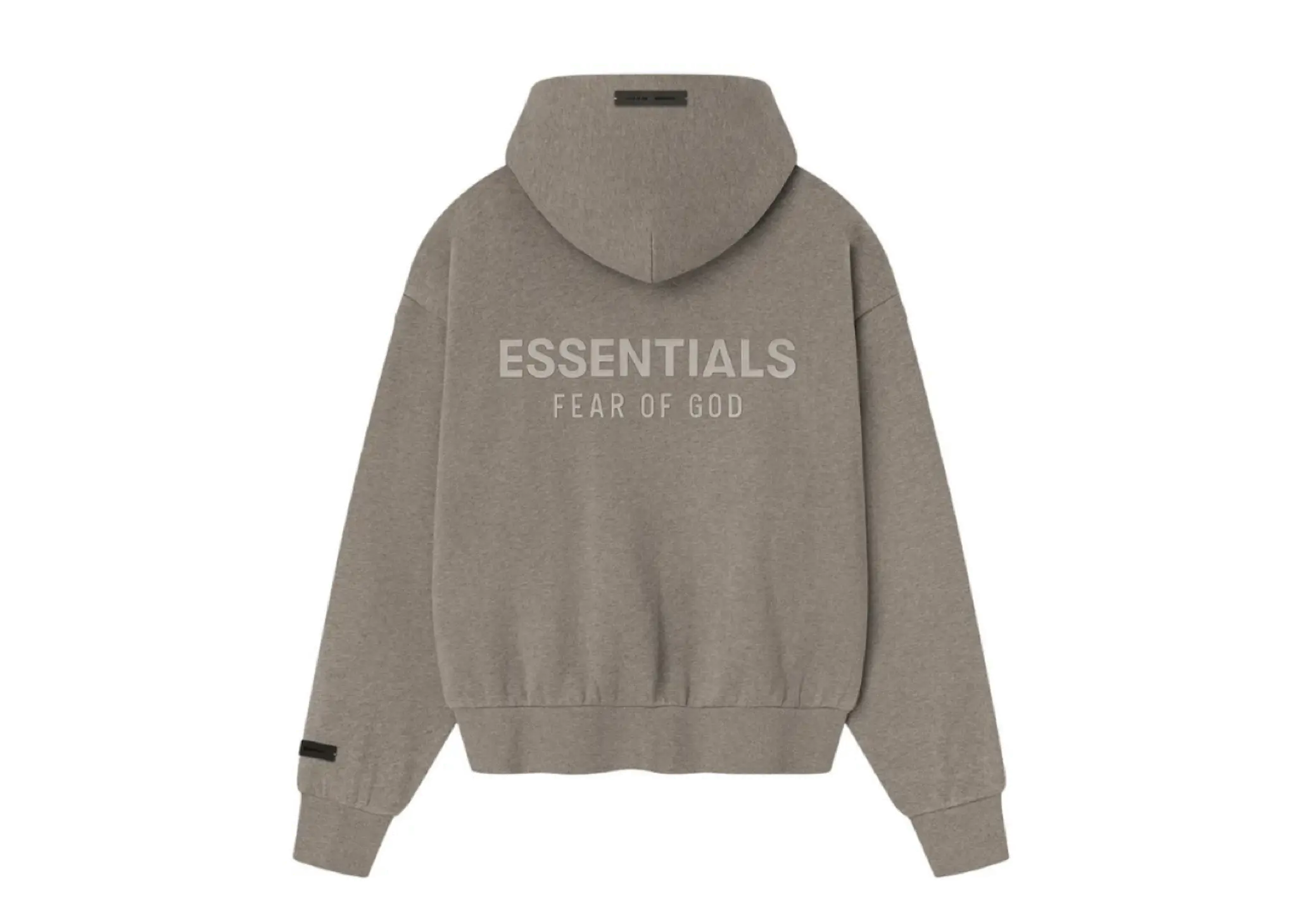 Fear of God Essentials Classic Fleece Zip Up Hoodie Homestead Heather - photo 2