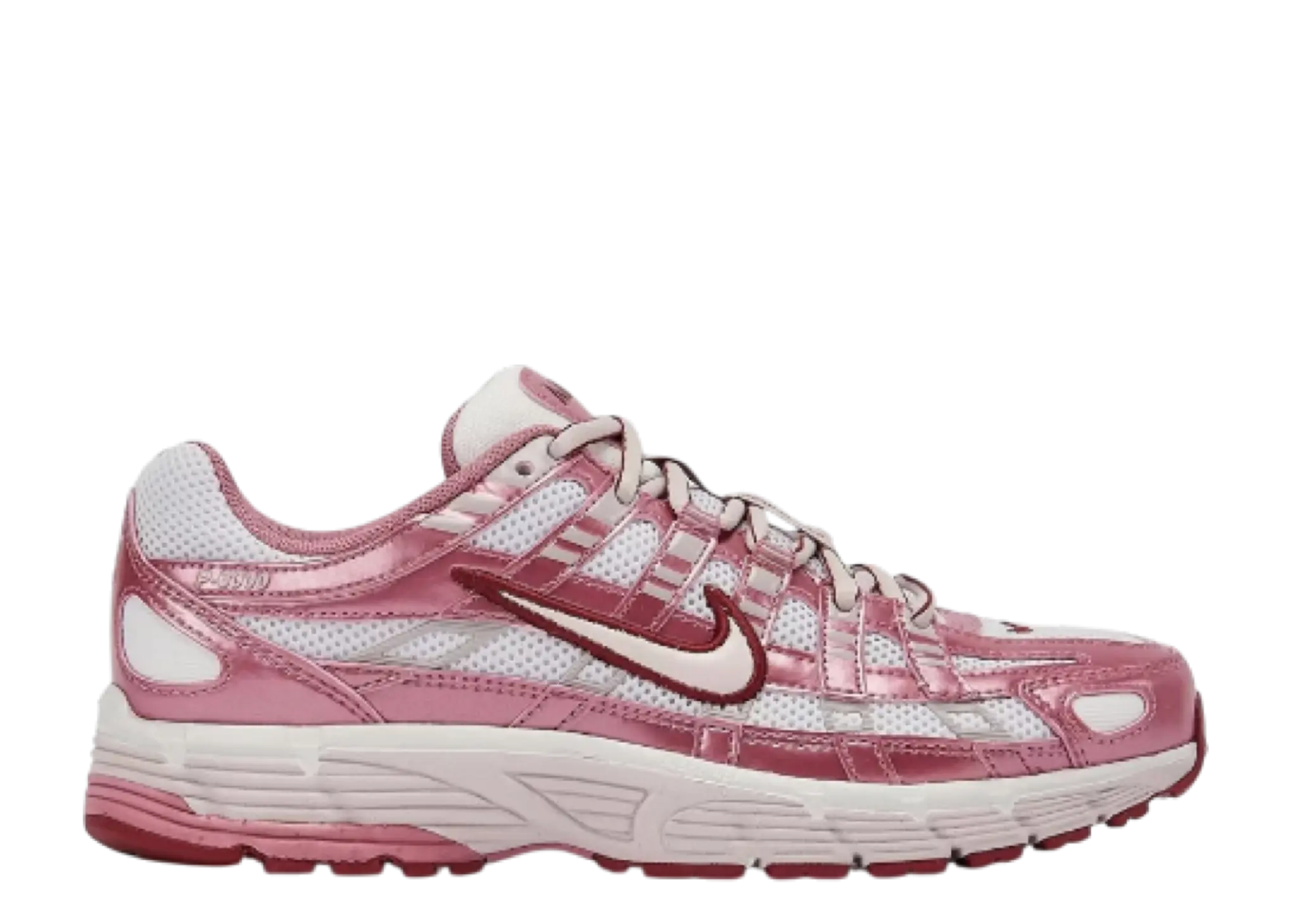 Nike P-6000 White Silt Red Peony (Women's)