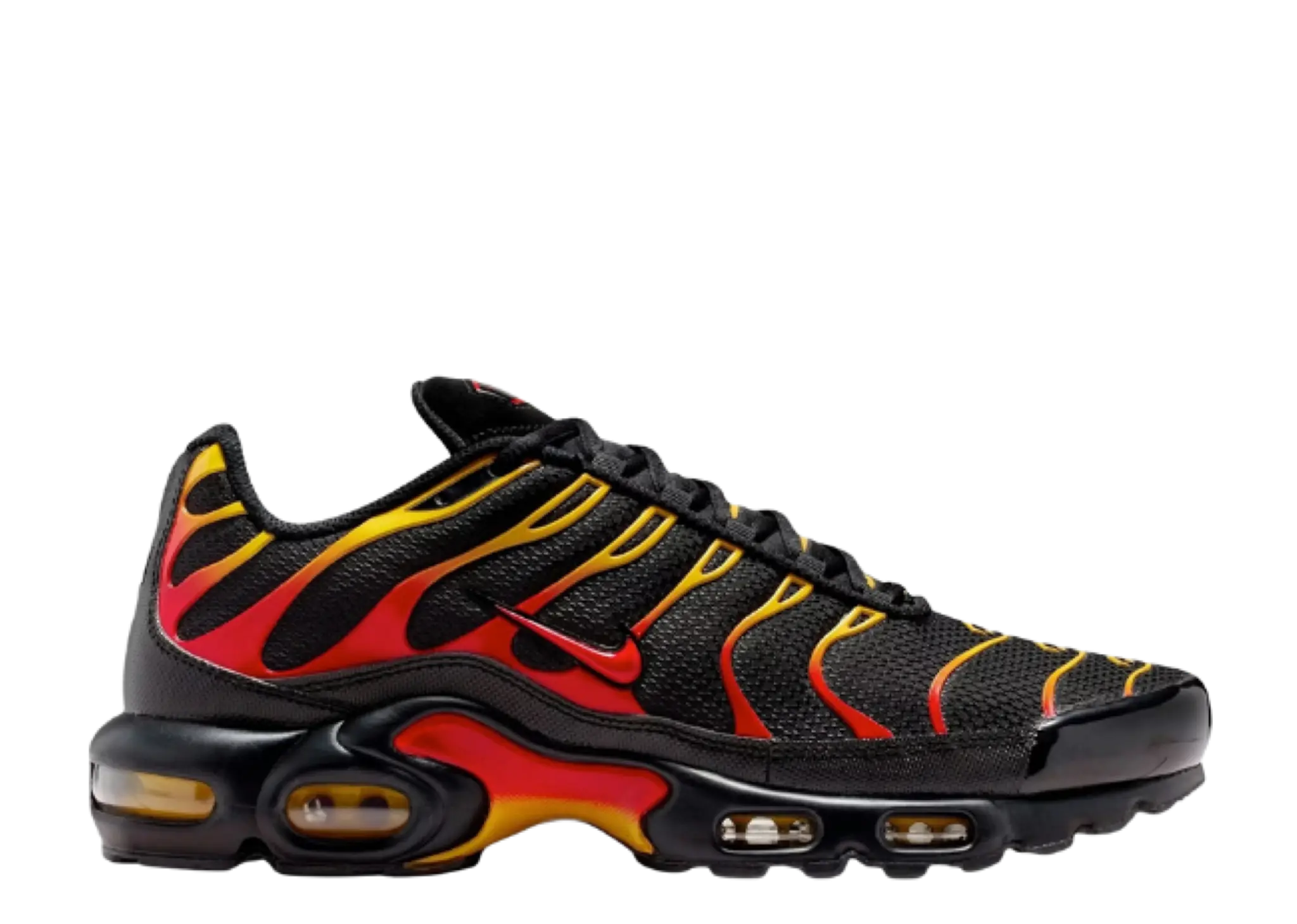 Nike Air Max Plus Black University Gold Red