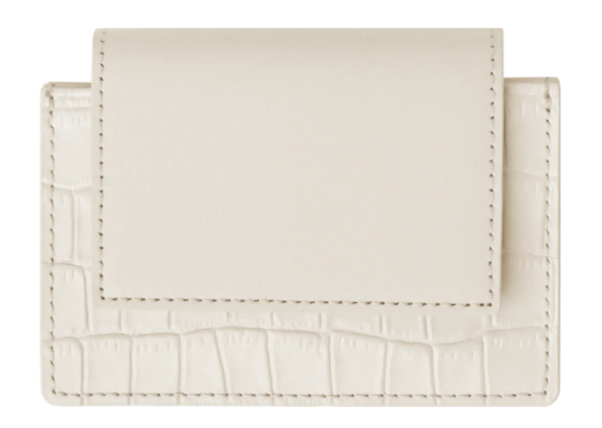 Smith&Leather Accordion Wallet Ivory