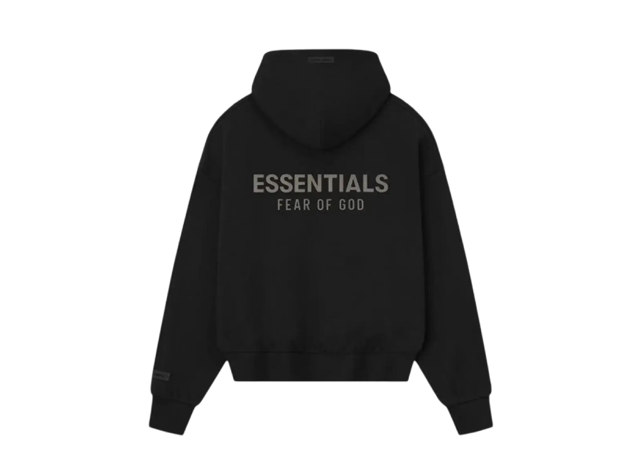 Fear of God Essentials Classic Full Zip Hoodie Jet Black - photo 2