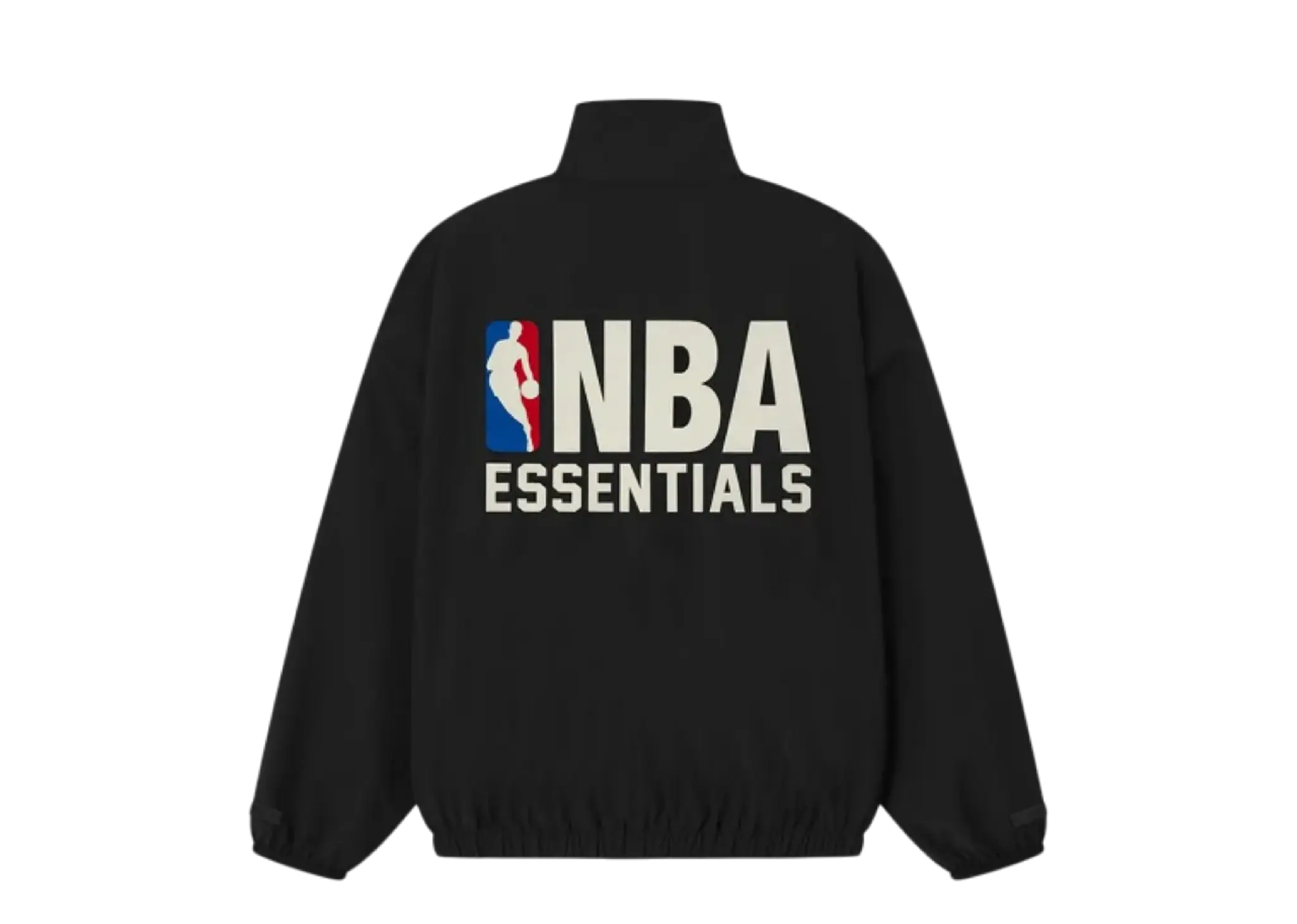 Fear of God Essentials Nylon NBA 1/2 Zip Track Jacket Black - photo 2