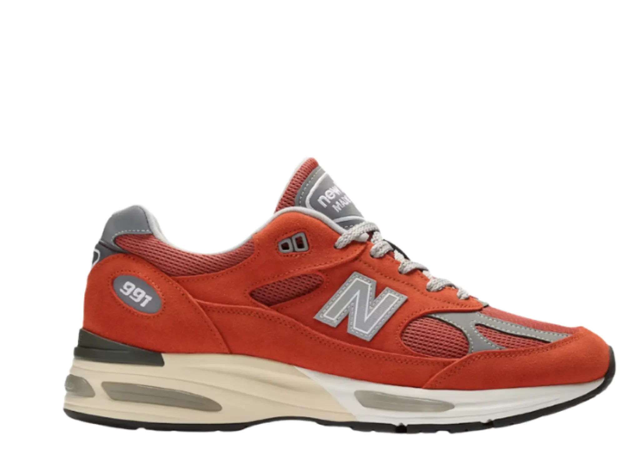 New Balance 991v2 MiUK Grenadine Fire Whirl