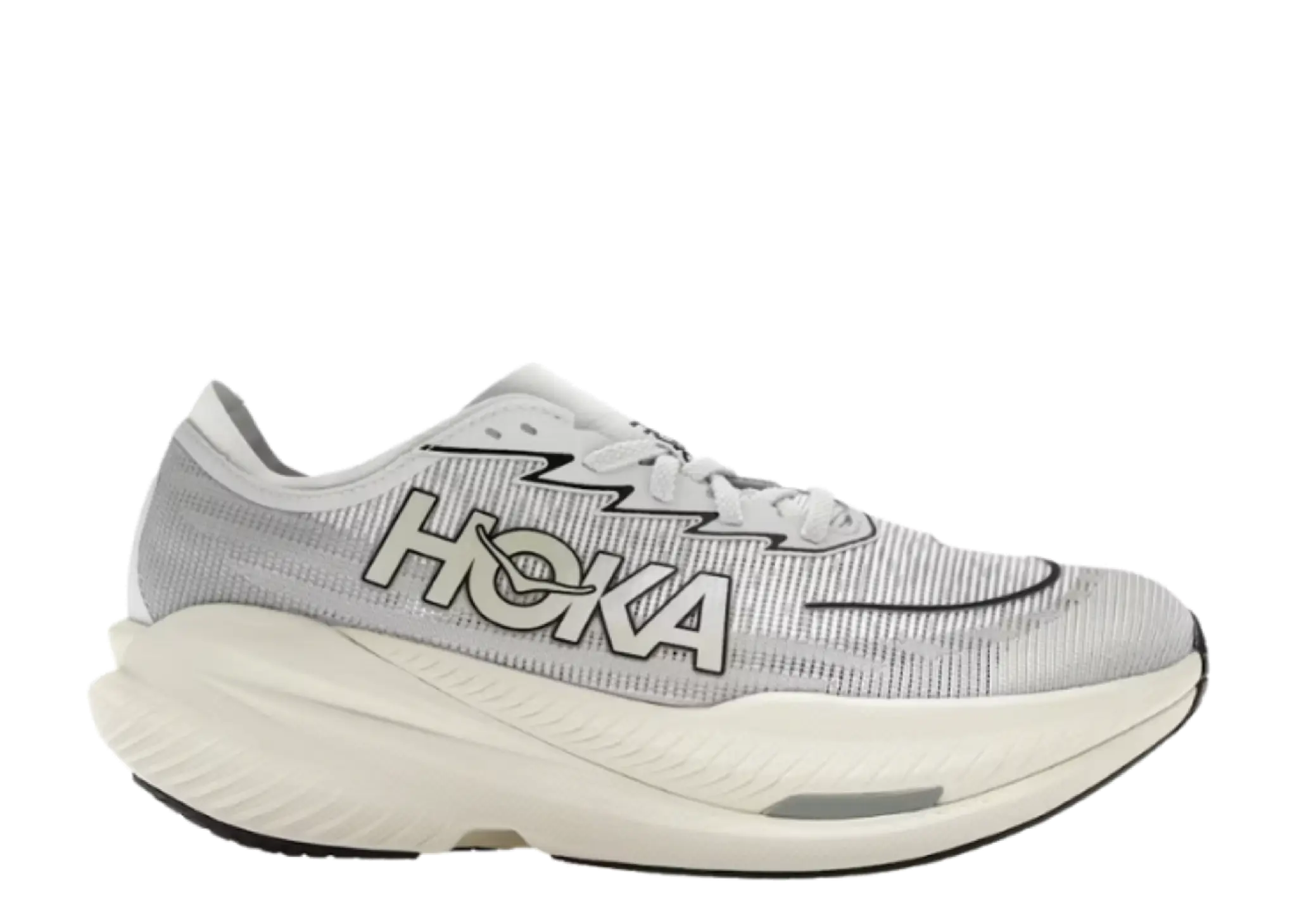 Hoka One One Mach X 2 White Cosmic Grey