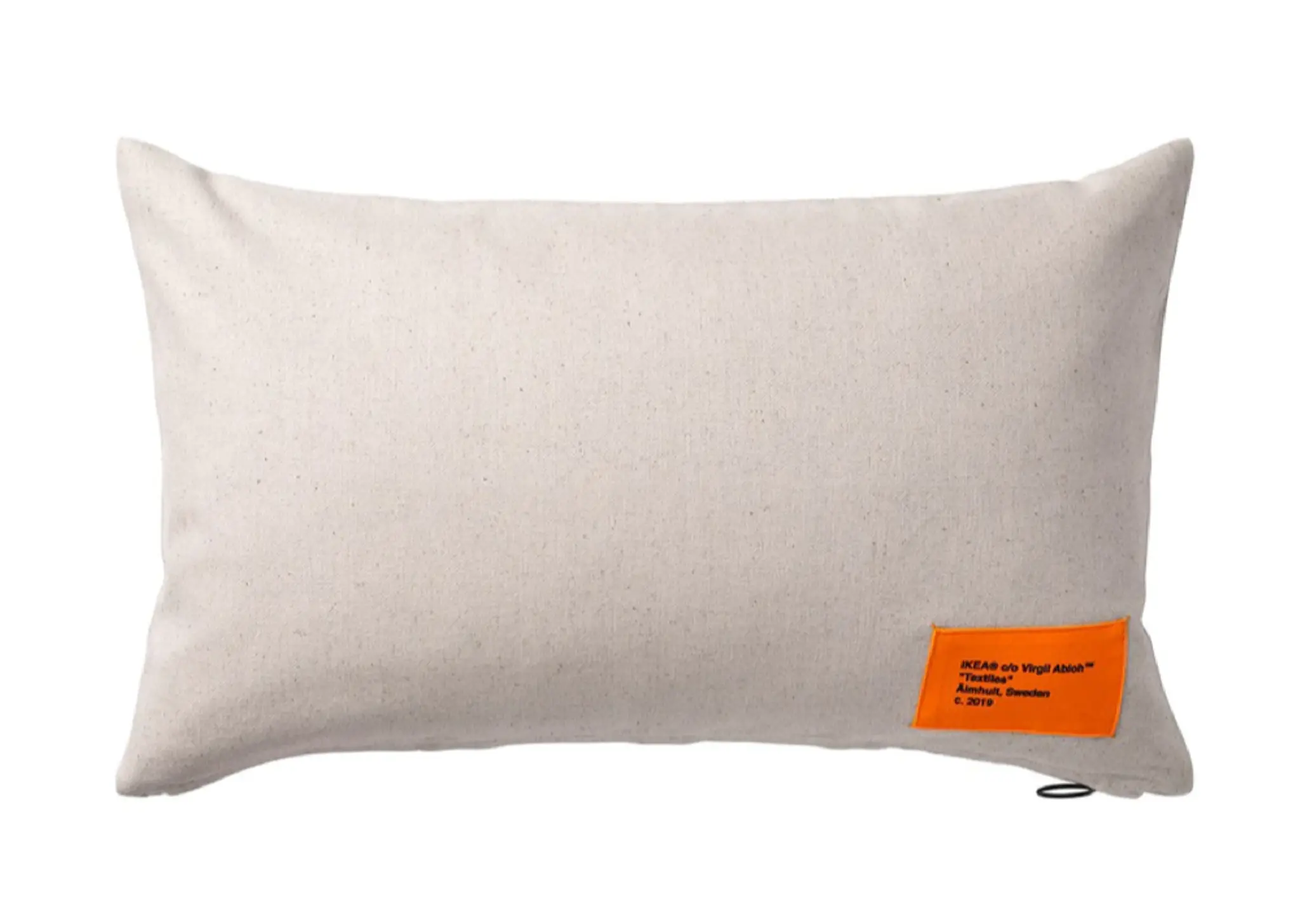 Virgil Abloh x IKEA MARKERAD Cushion Cover Beige