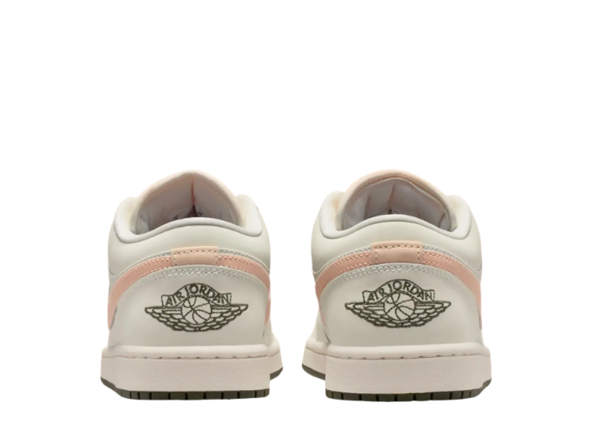 Air Jordan 1 Low Sail Crimson Tint Khaki (Women's) - photo 3