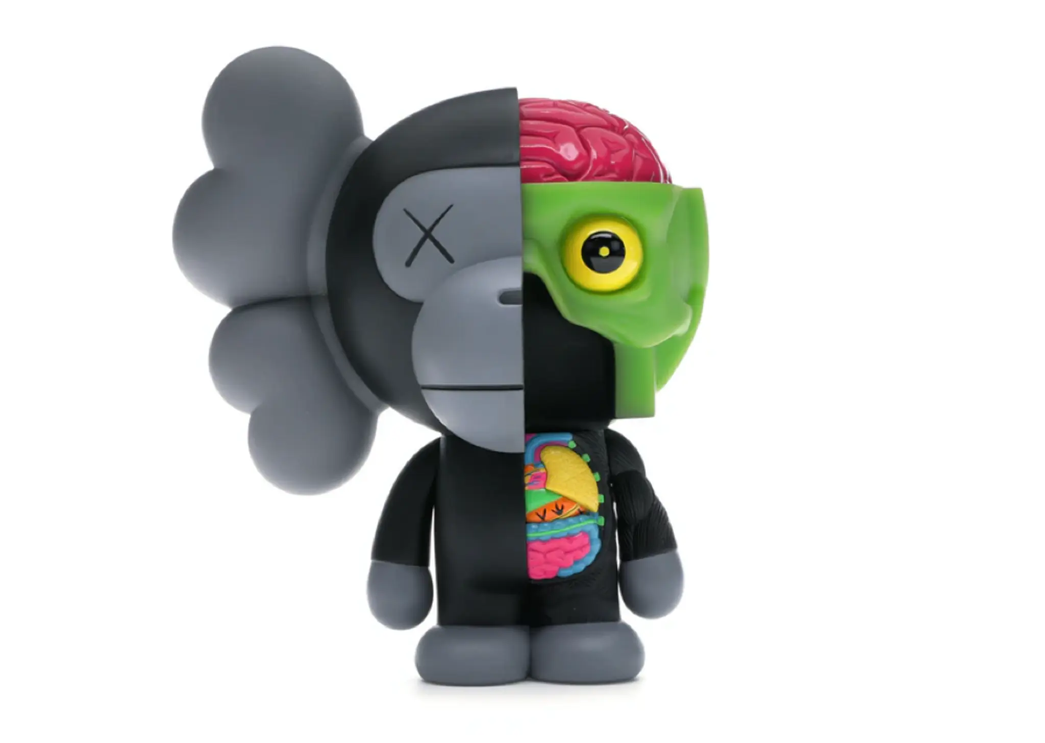  KAWS Bape Dissected Milo Vinyl Figure Black