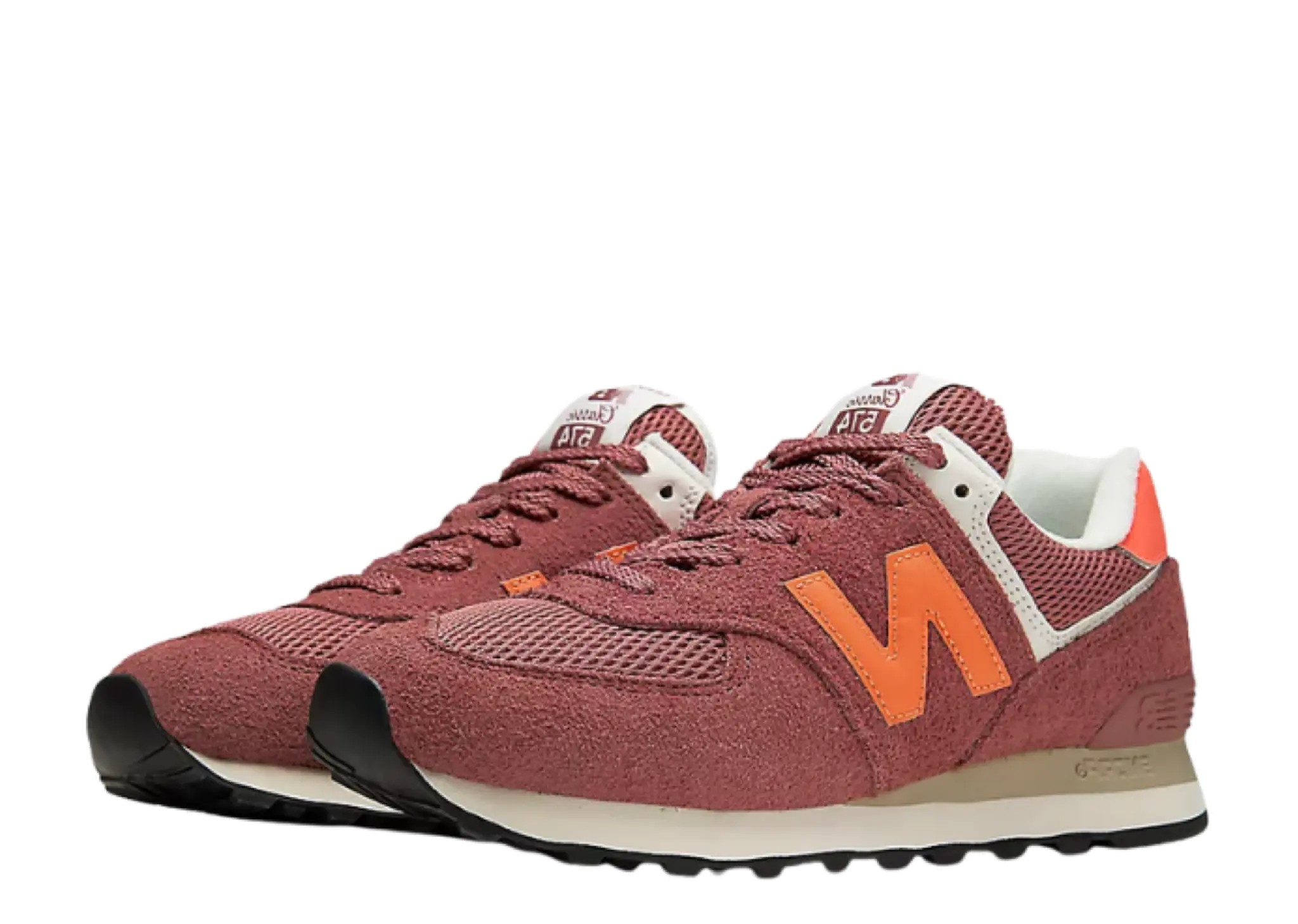 New Balance 574 Red Rock Tangerine Heat - photo 2