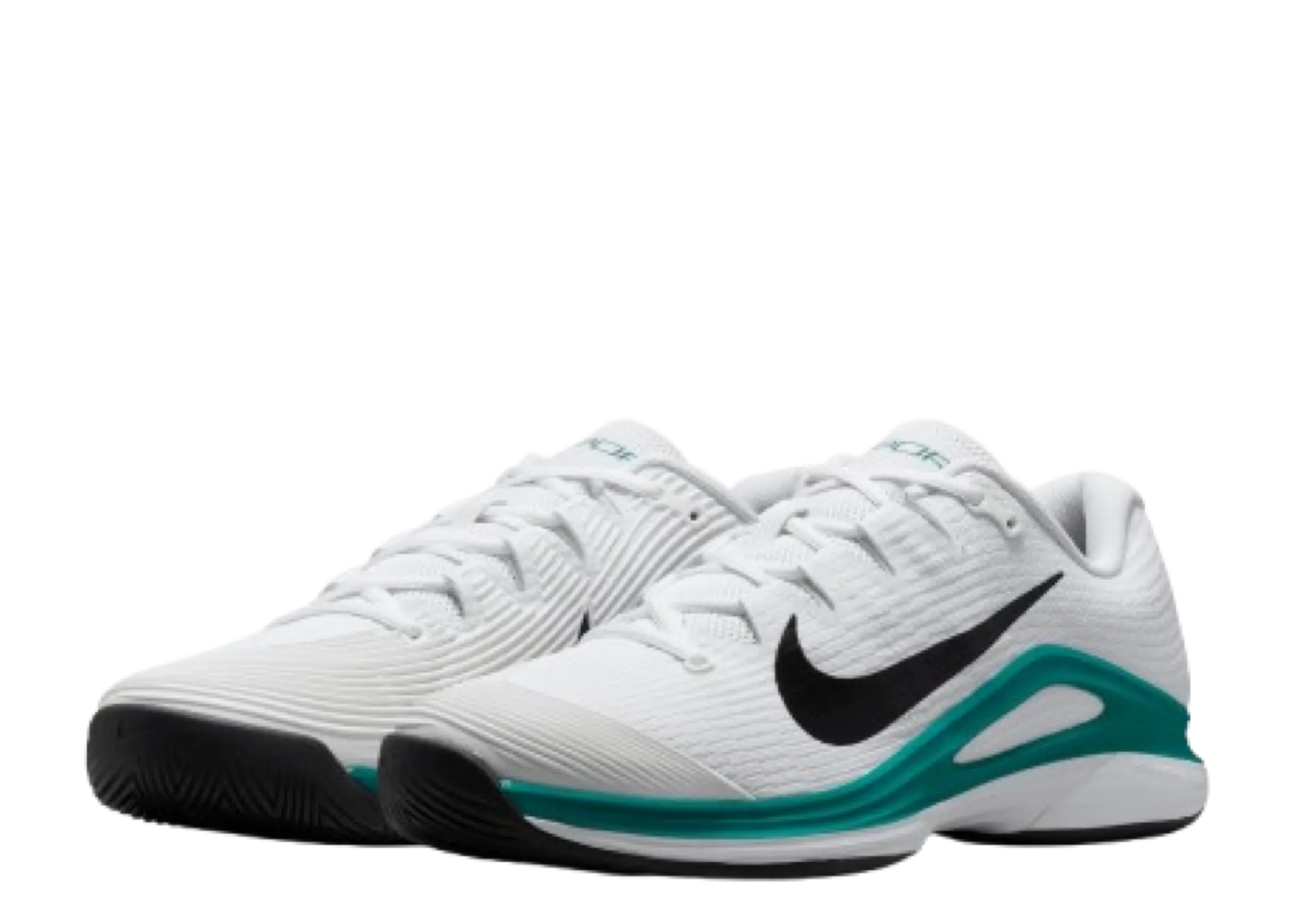 Nike Court Air Zoom Vapor 12 HC White Radiant Emerald Black - photo 2