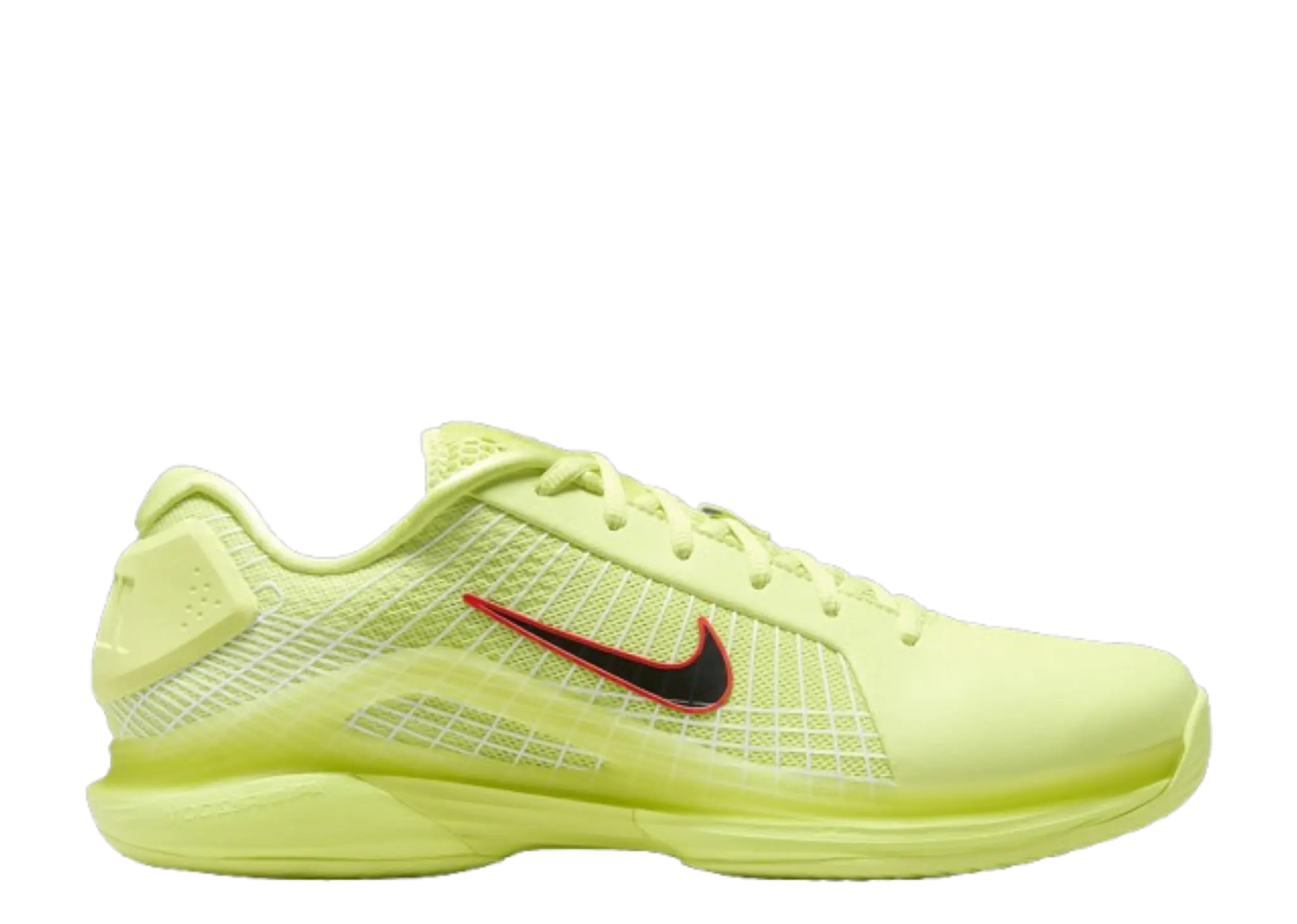 Nike Court Air Zoom Vapor 12 Hypersmash HC Light Lemon Twist Light Crimson White