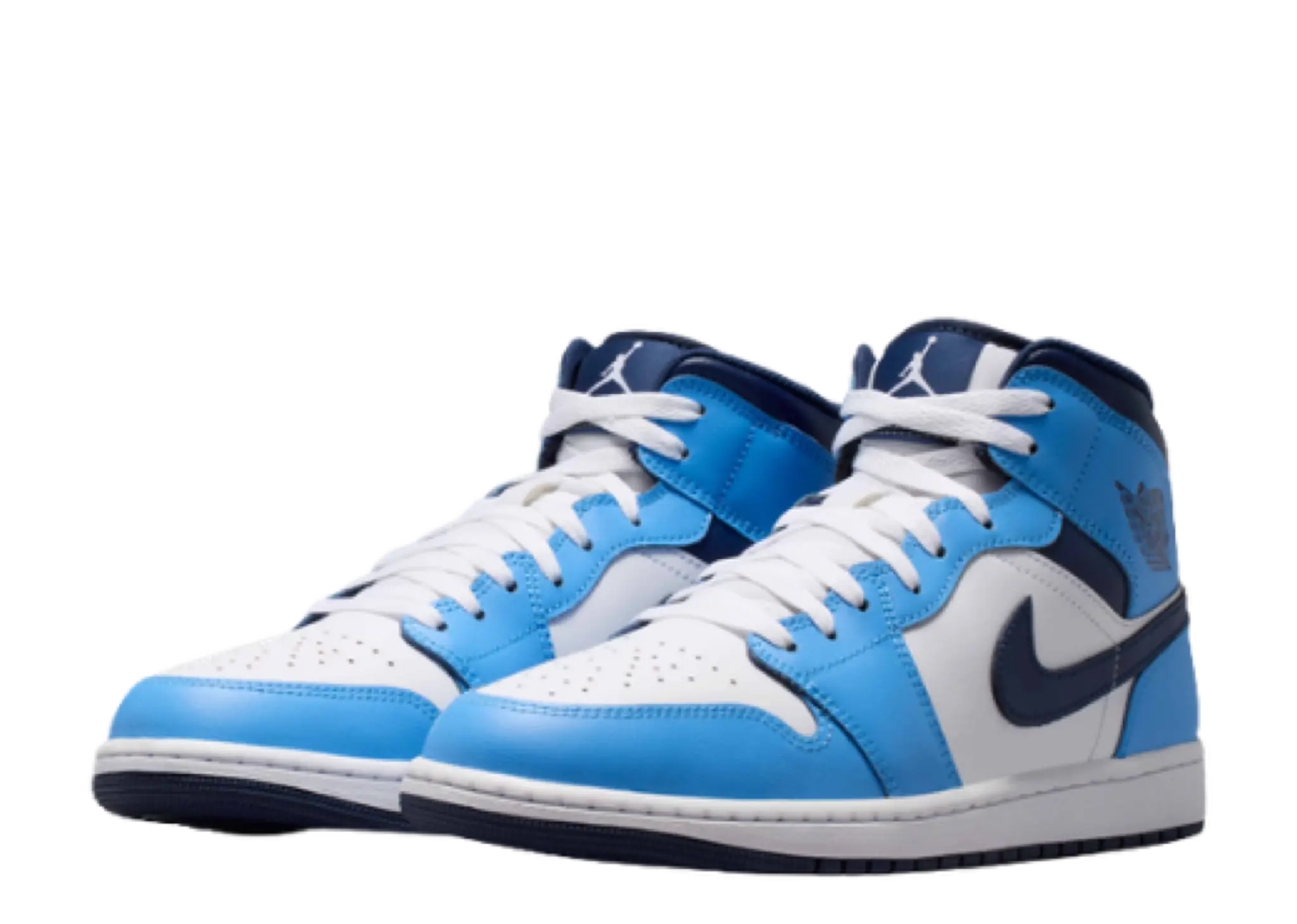 Air Jordan 1 Mid University Blue Midnight Navy - photo 2