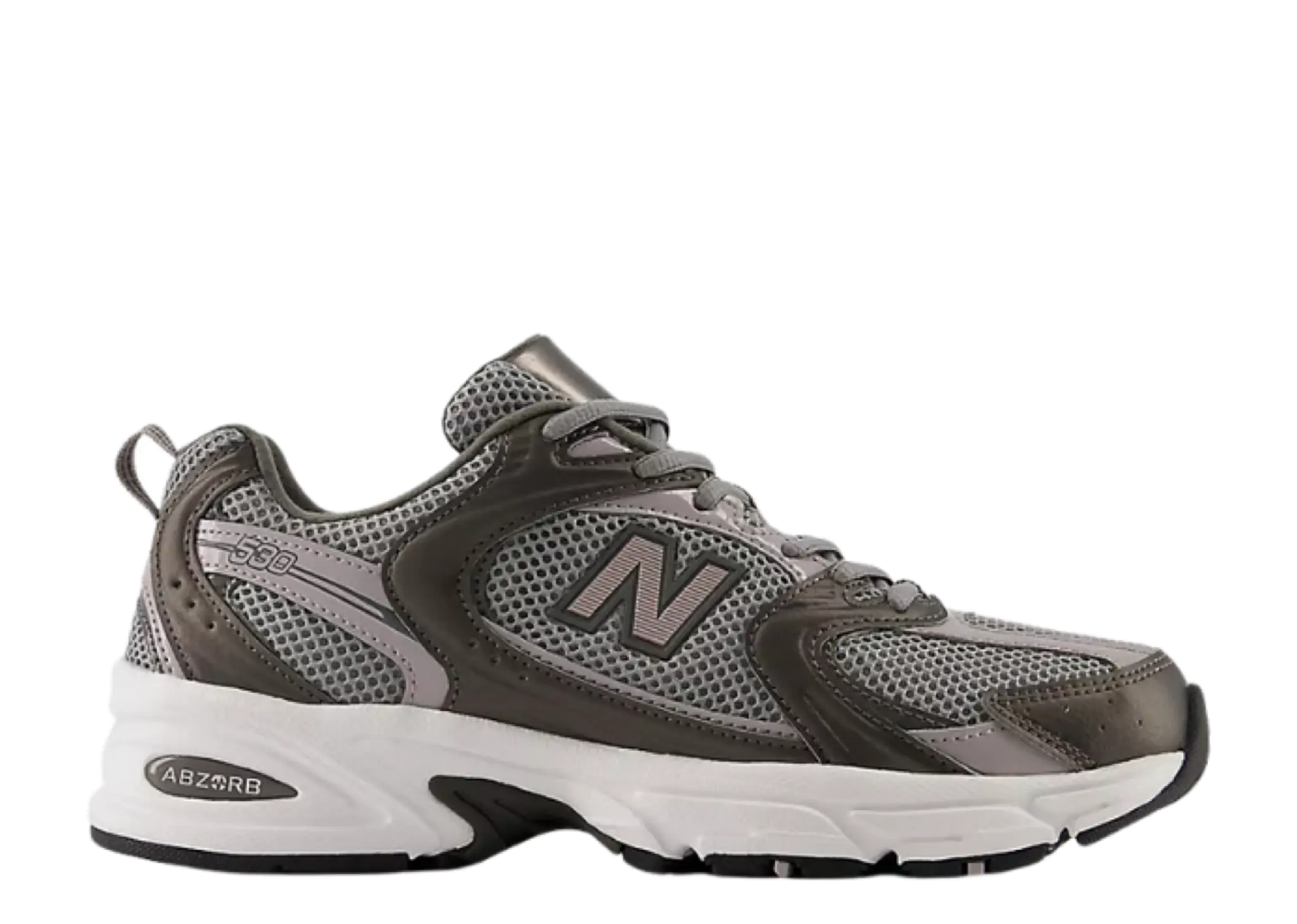 New Balance 530 Black Metallic Truffle Salt