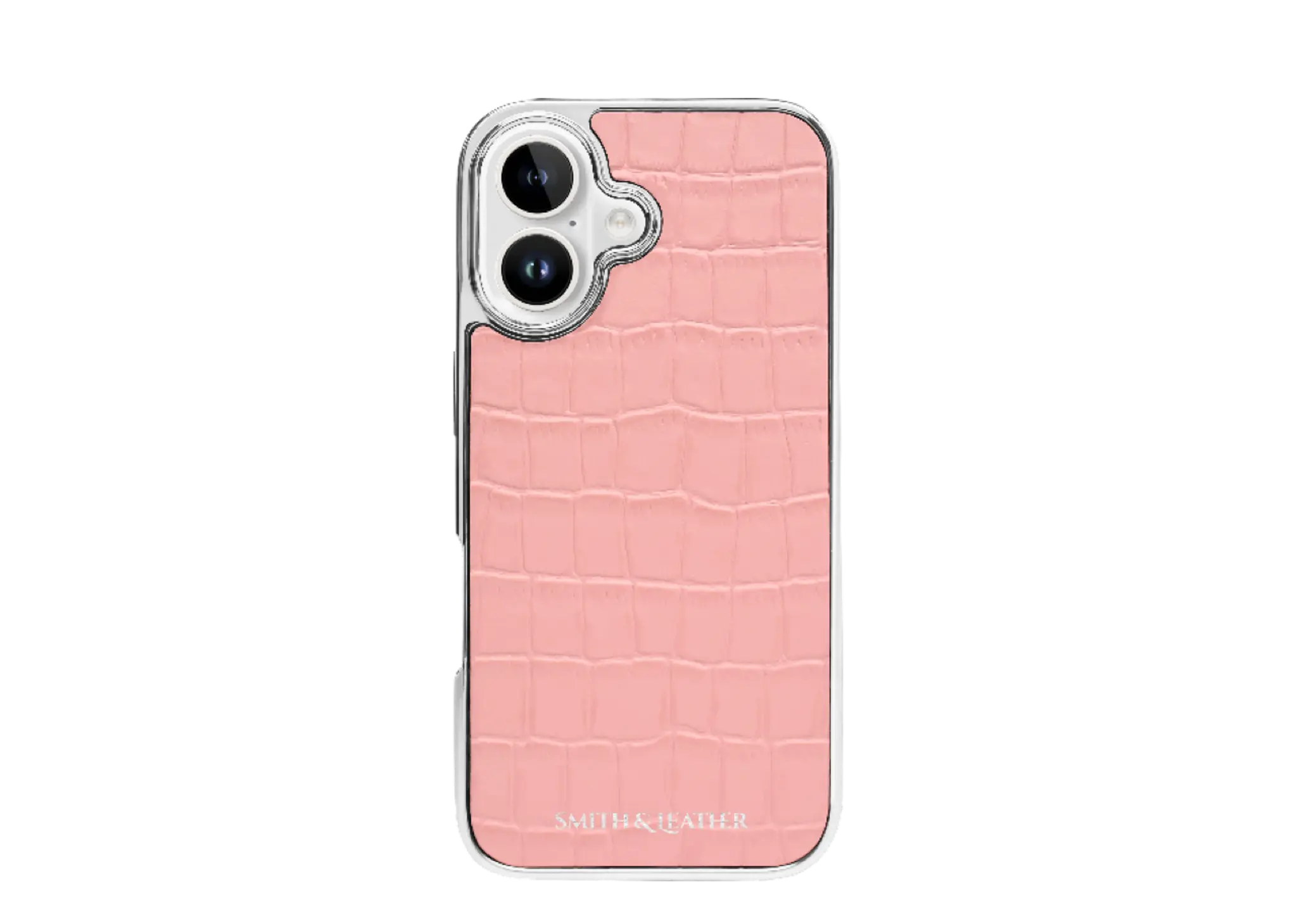 Smith&Leather iPhone 16  MagSafe Frame Case Pink