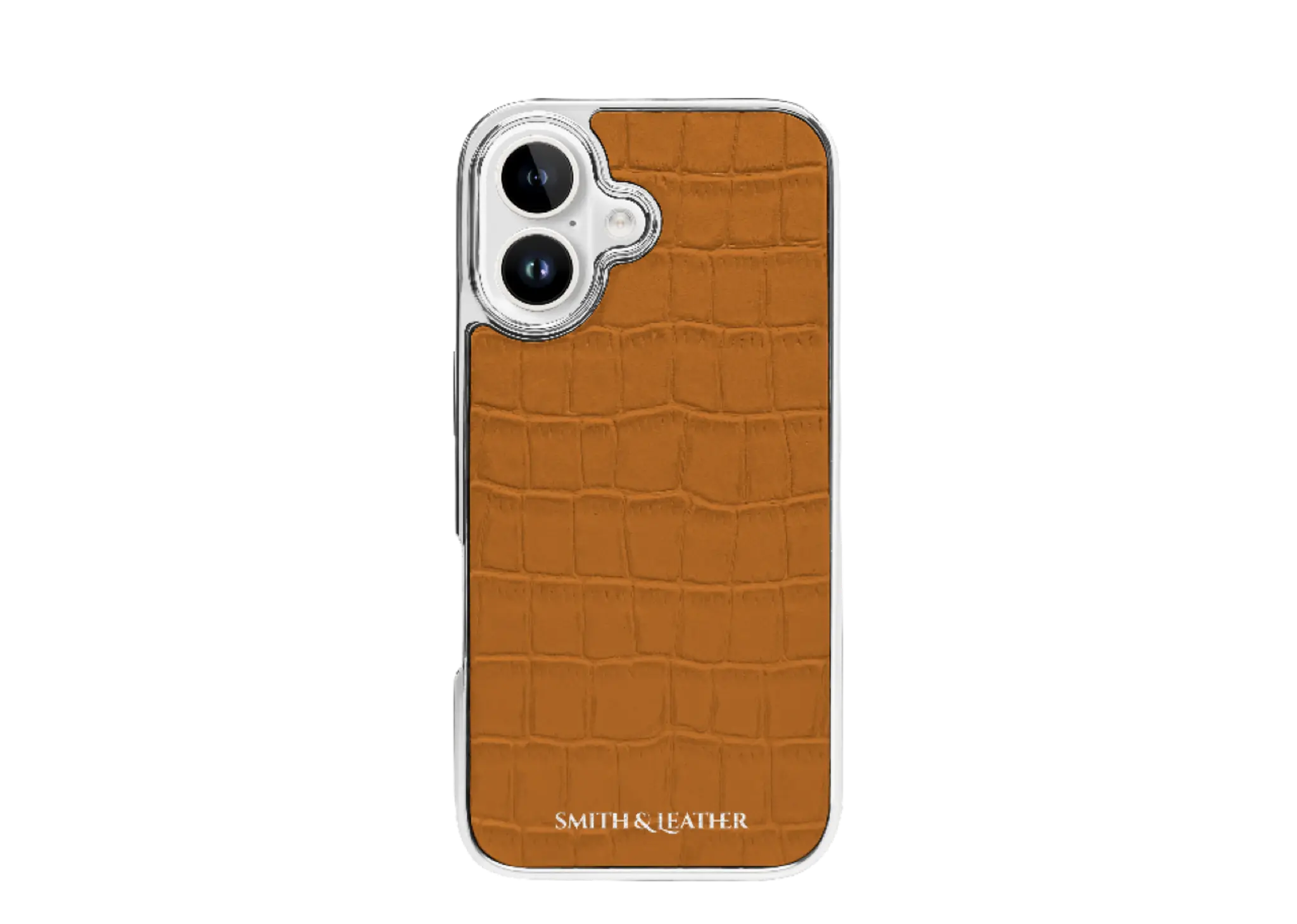 Smith&Leather iPhone 16 Plus MagSafe Frame Case Tan