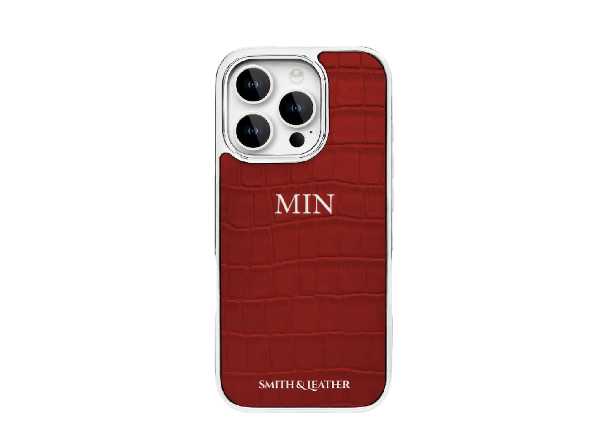 Smith&Leather iPhone 16 Pro MagSafe Frame Case Red - photo 2