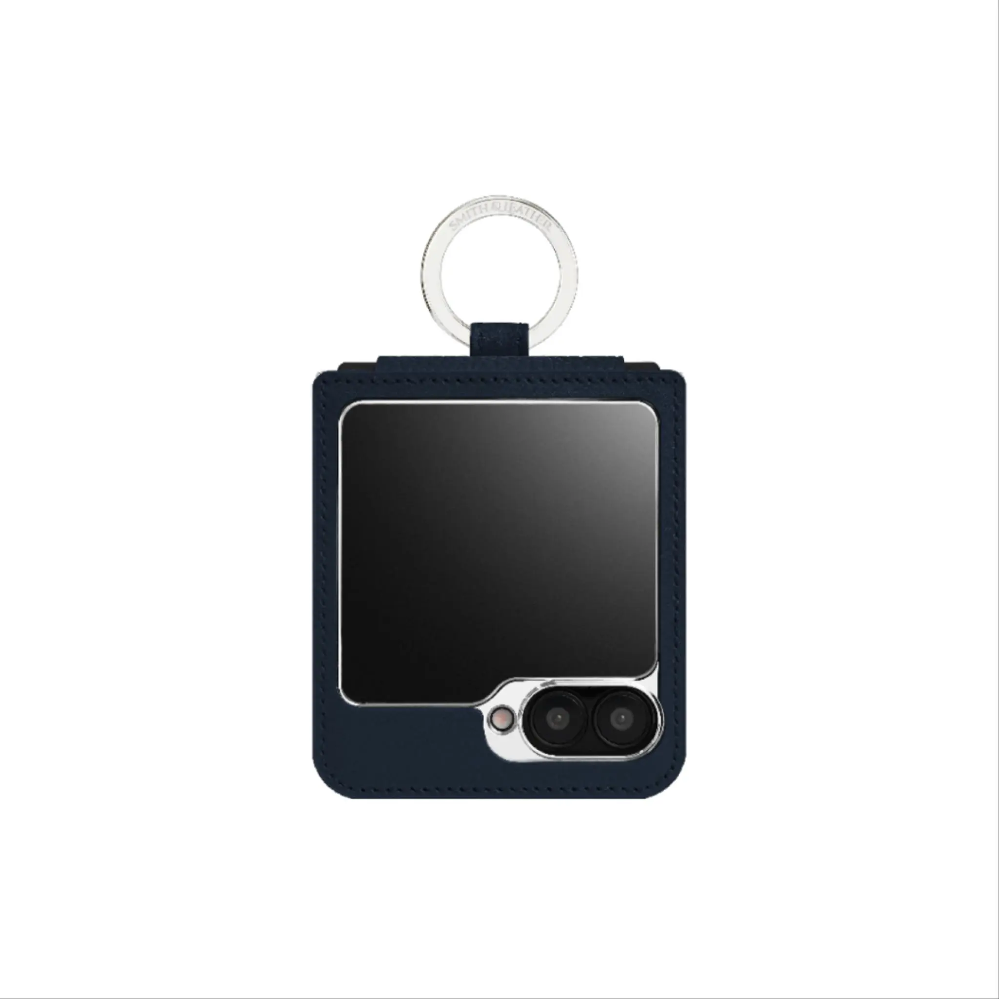 Smith&Leather Samsung Galaxy Z Flip Card Pocket Frame 6 Navy - photo 2