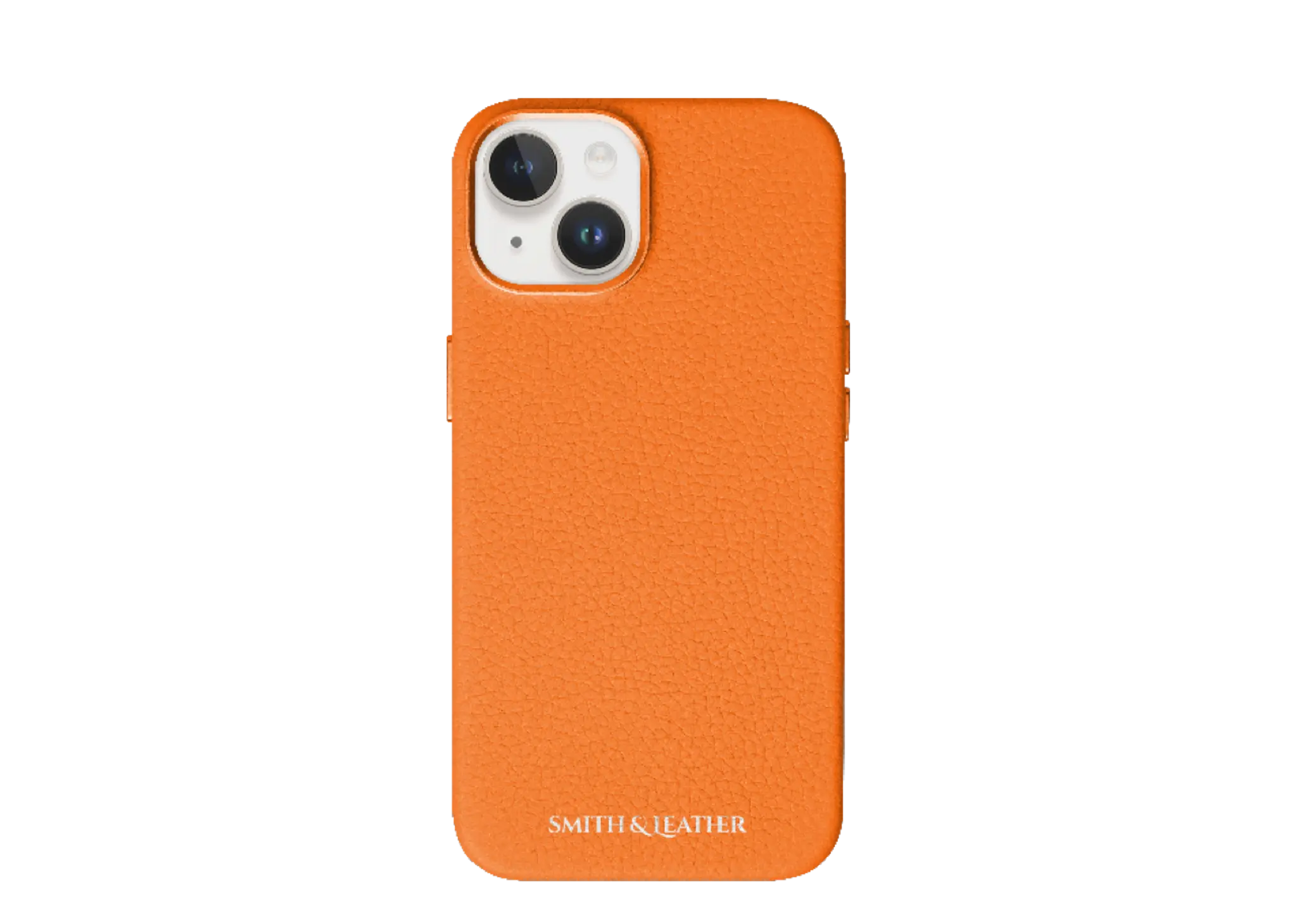 Smith&Leather iPhone 15 MagSafe Leather Case Orange
