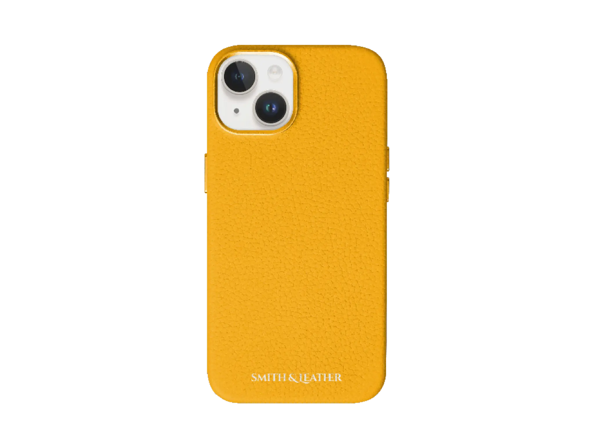 Smith&Leather iPhone 15 MagSafe Leather Case Yellow